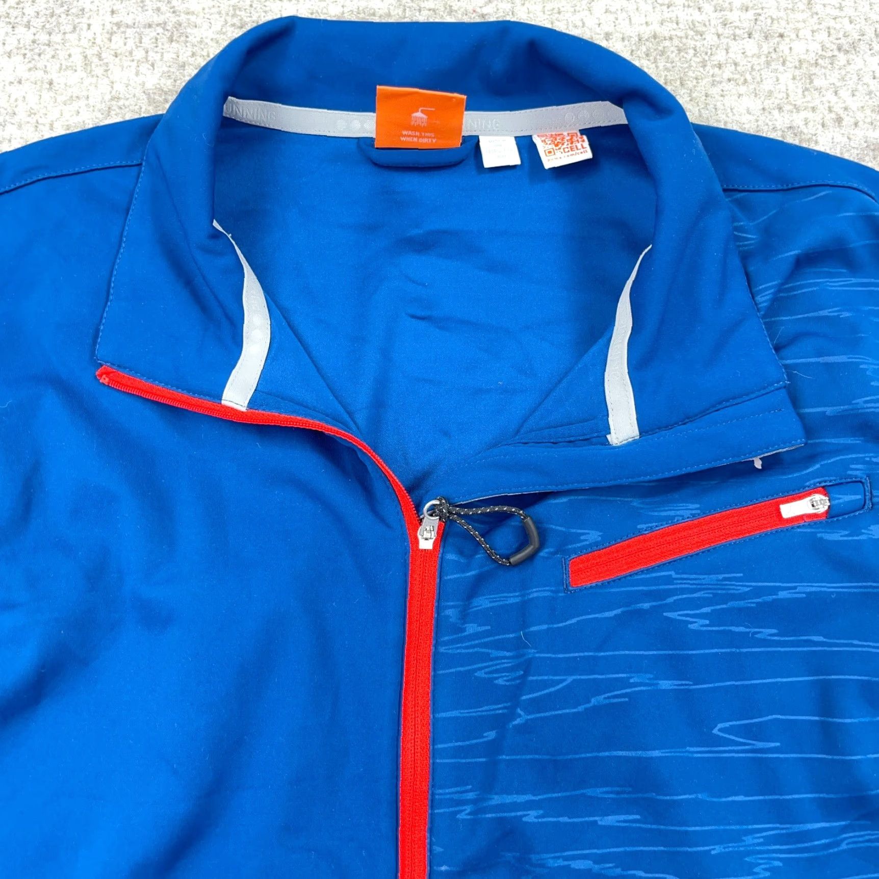 Puma PUMA Golf Jacket Windbreaker Zip Vest Men XL Royal Blue Full Zip Windbreaker Activewear Casual Travel Size US XL / EU 56 / 4 - 3 Thumbnail