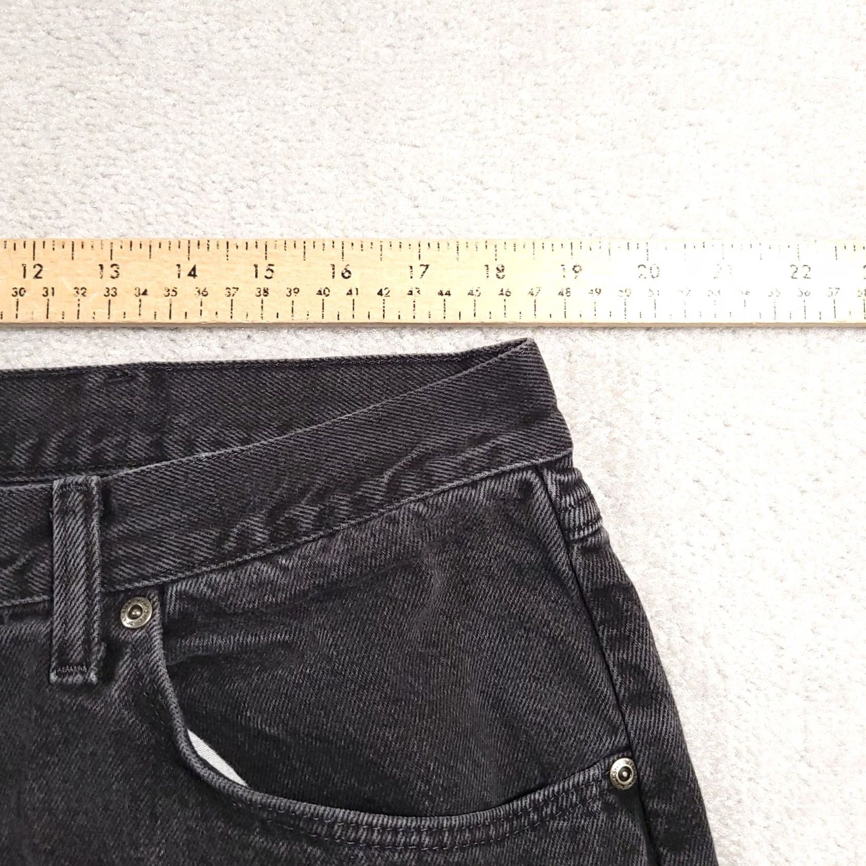 Wrangler VINTAGE Wrangler Jeans Mens 40x32 Black Western Cowboy High Rise Denim Regular Waist 40 Size US 40 / EU 56 - 6 Thumbnail