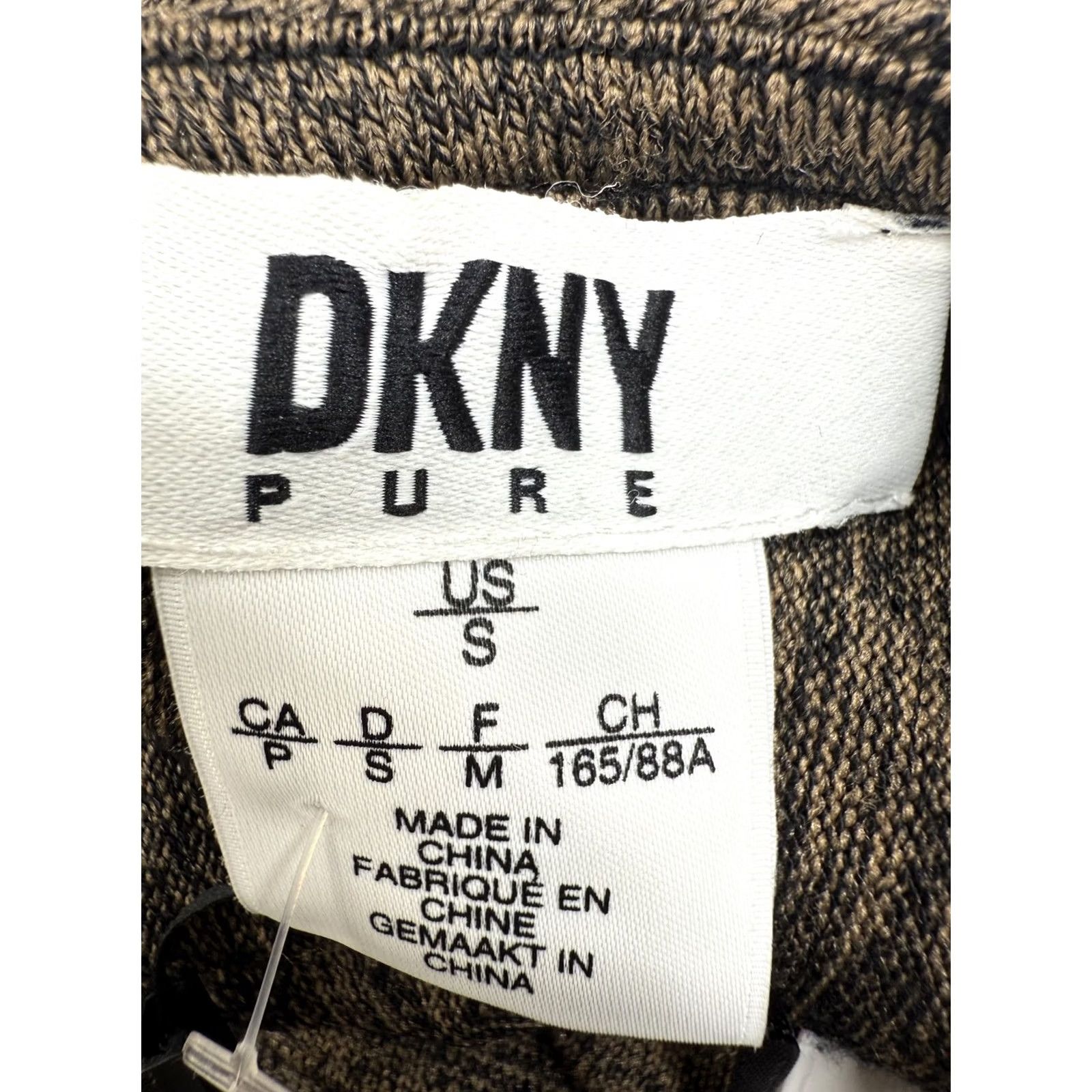 DKNY DKNY Pure Olive Khaki V-Neck Sleeveless Tank Top Women S Cotton/Polyester blend Size S / US 4 / IT 40 - 3 Thumbnail