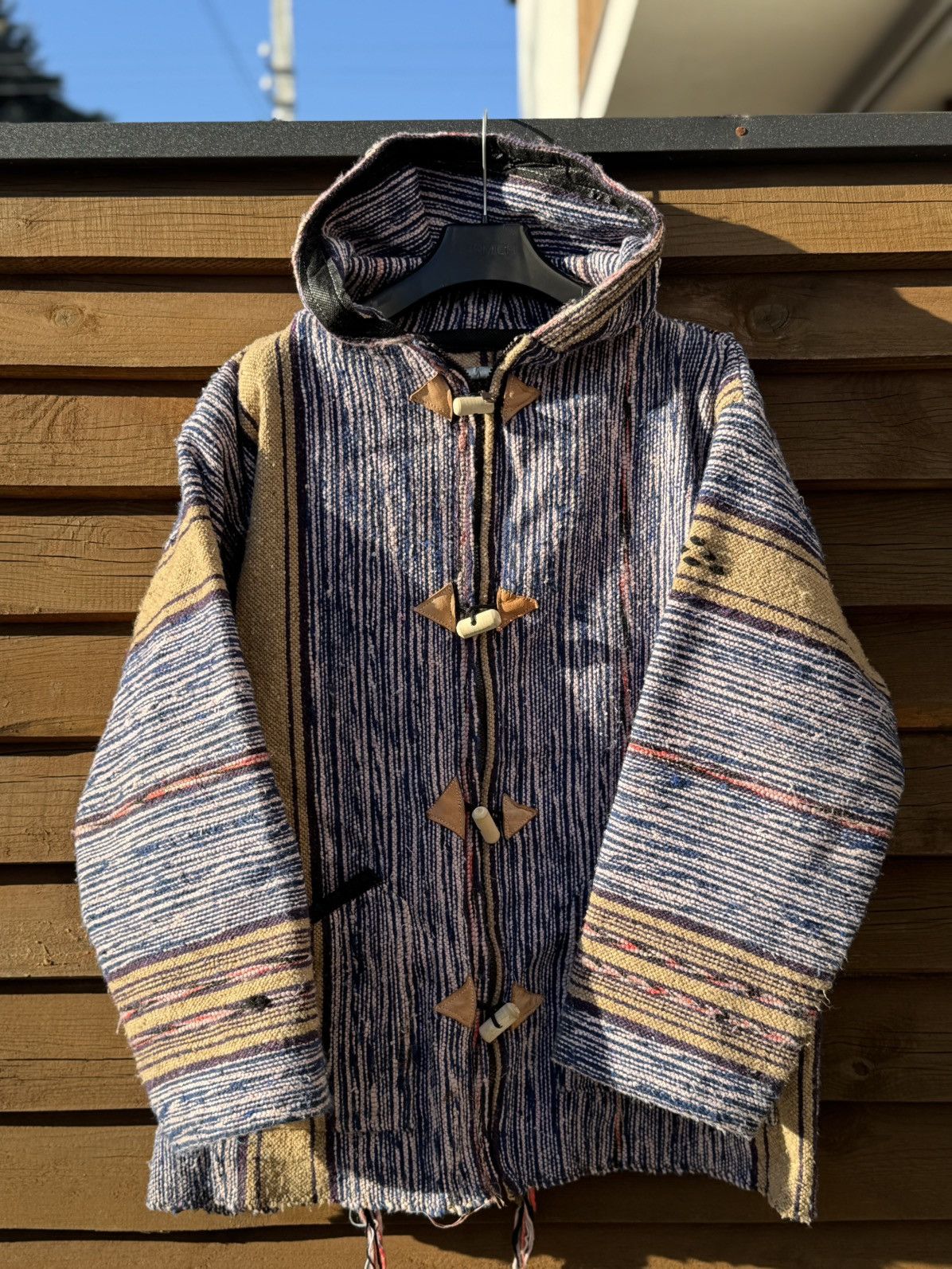 Vintage Vintage 90s Moroccan Barbarian Wool Jacket 3D Knitwear Size US XL / EU 56 / 4 - 2 Thumbnail