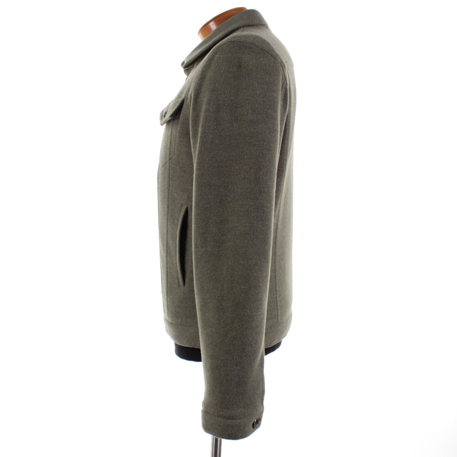 Luciano Barbera Luciano Barbera Jacket Size XL US In Green Wool Size US XL / EU 56 / 4 - 4 Thumbnail