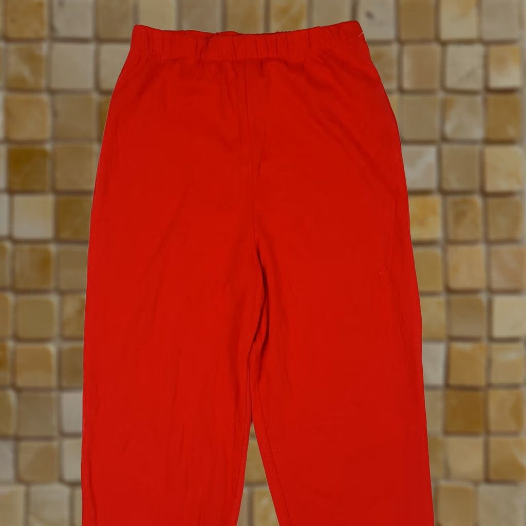 Vintage VTG 80s API Red Stretch Women's Size L Strap Riding Athletic Leggings Shirt? Size 36" / US 14 / IT 50 - 1 Thumbnail