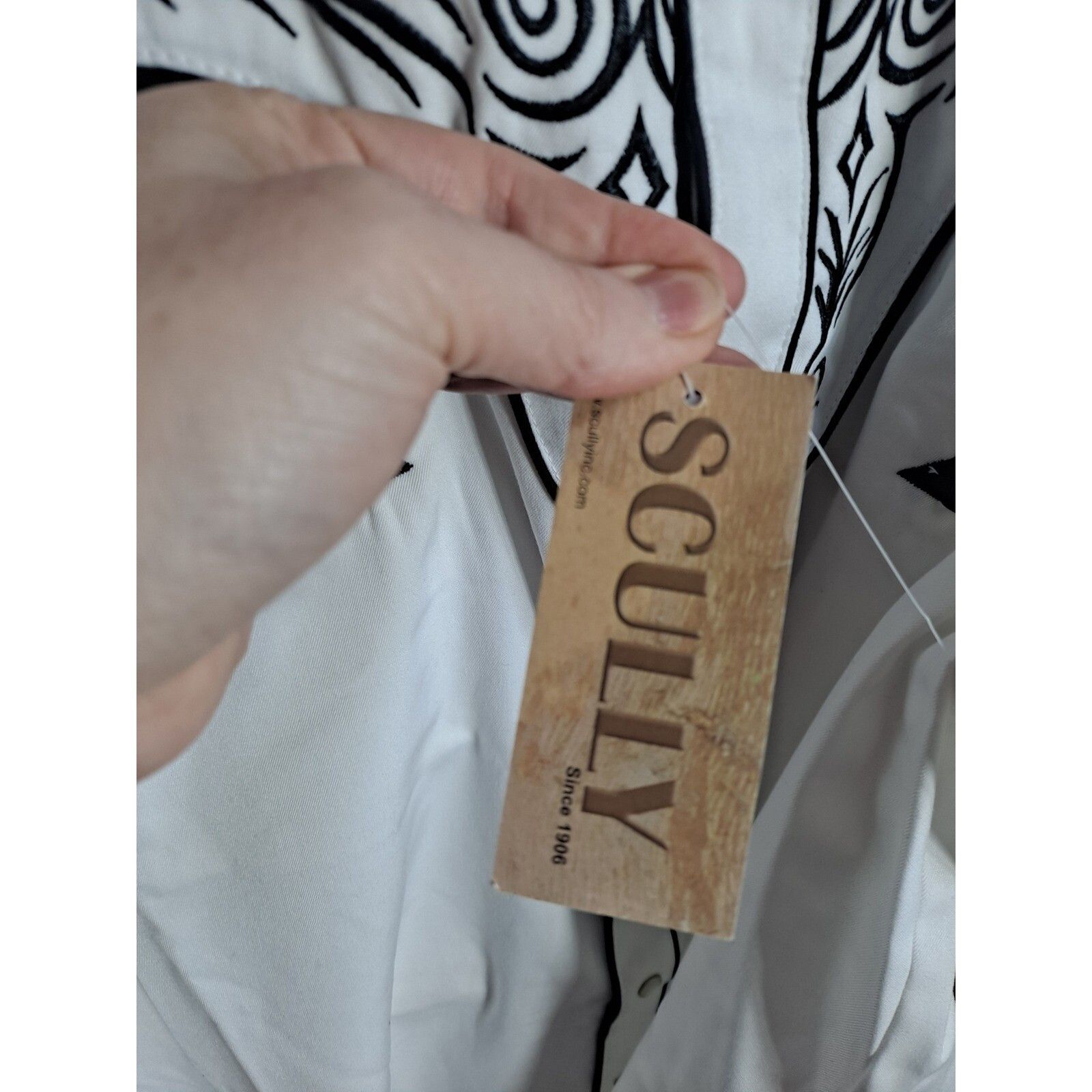 Other Scully Western Shirt Embroidered Scrollwork Cowboy Rodeo Lon Size US L / EU 52-54 / 3 - 6 Thumbnail