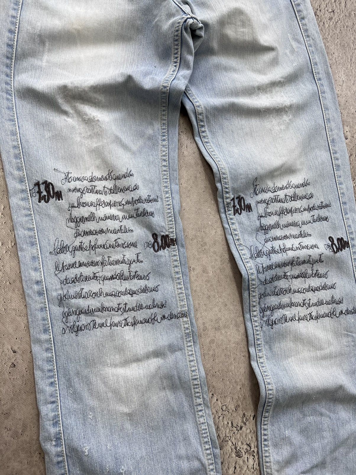 Japanese Brand × Vintage Vintage Distressed Denim Pants Cavalli Style Jeans Size US 30 / EU 46 - 3 Thumbnail