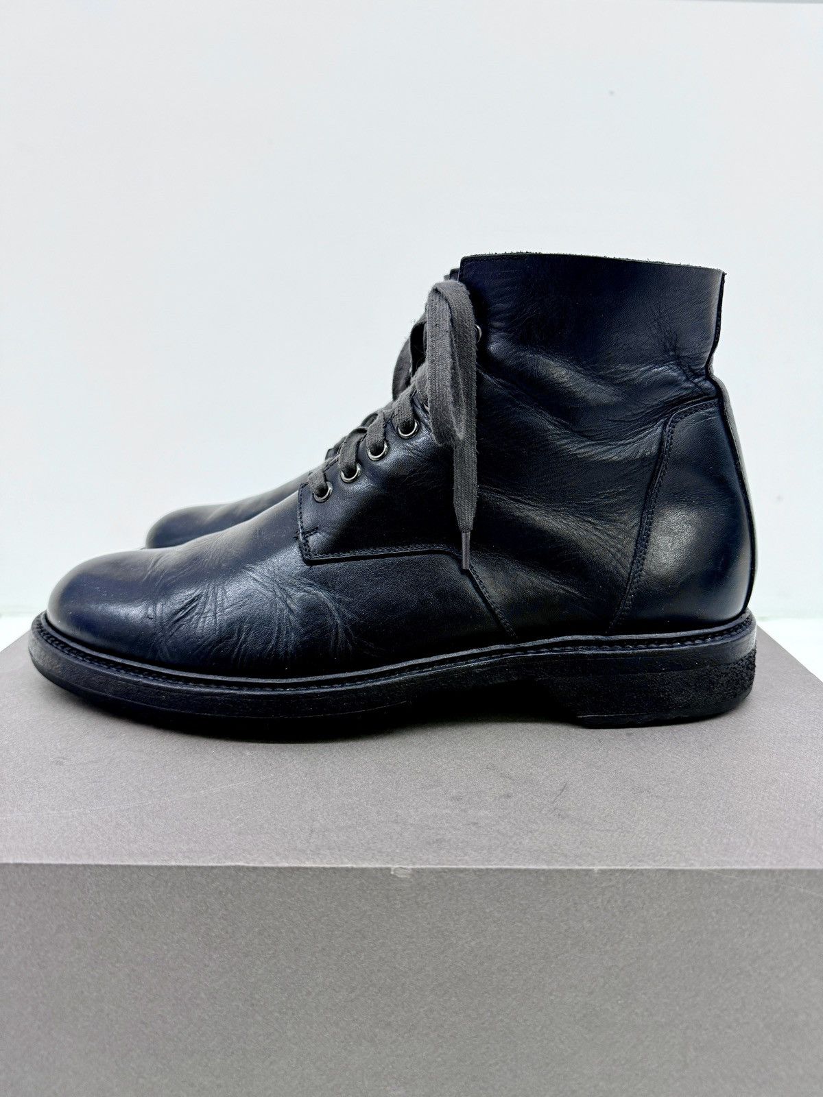 Rick Owens Rick Owens Black CHUKKA SLIM ARMY size 44 Size US 11 / EU 44 - 3 Thumbnail