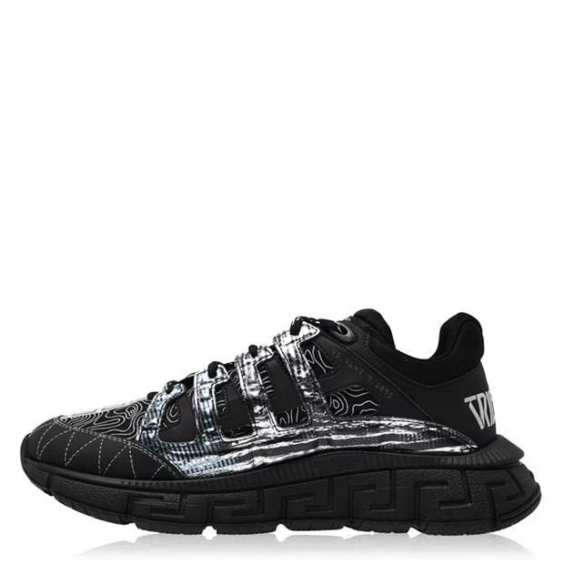 Versace o1g2r1mq0824 Trigreca Trainers in Black & White Size US 10.5 / EU 43-44 - 2 Thumbnail