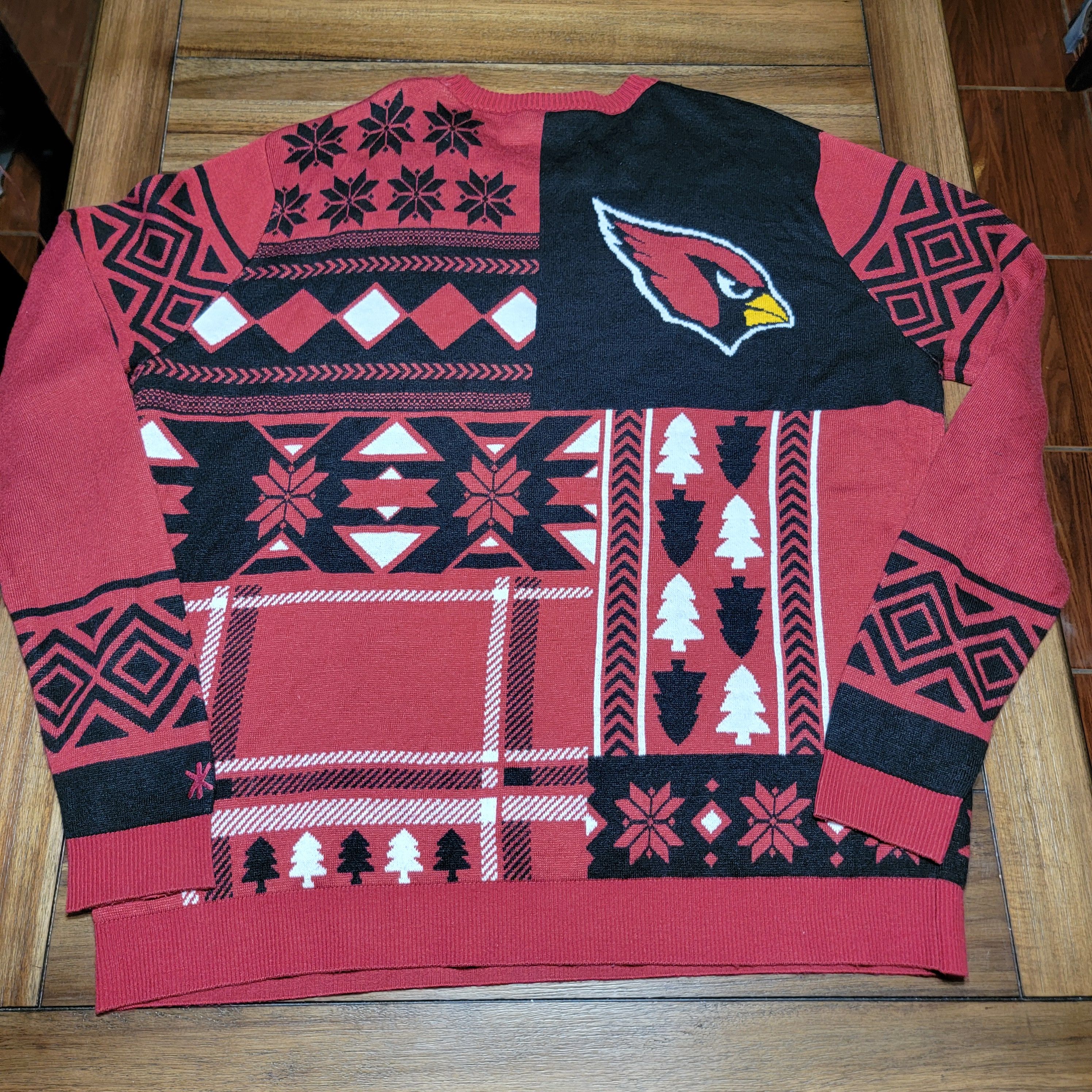 NFL NFL Team Apparel Knit Arizona Cardinals Holiday Sweater -2XL Size US XXL / EU 58 / 5 - 3 Thumbnail