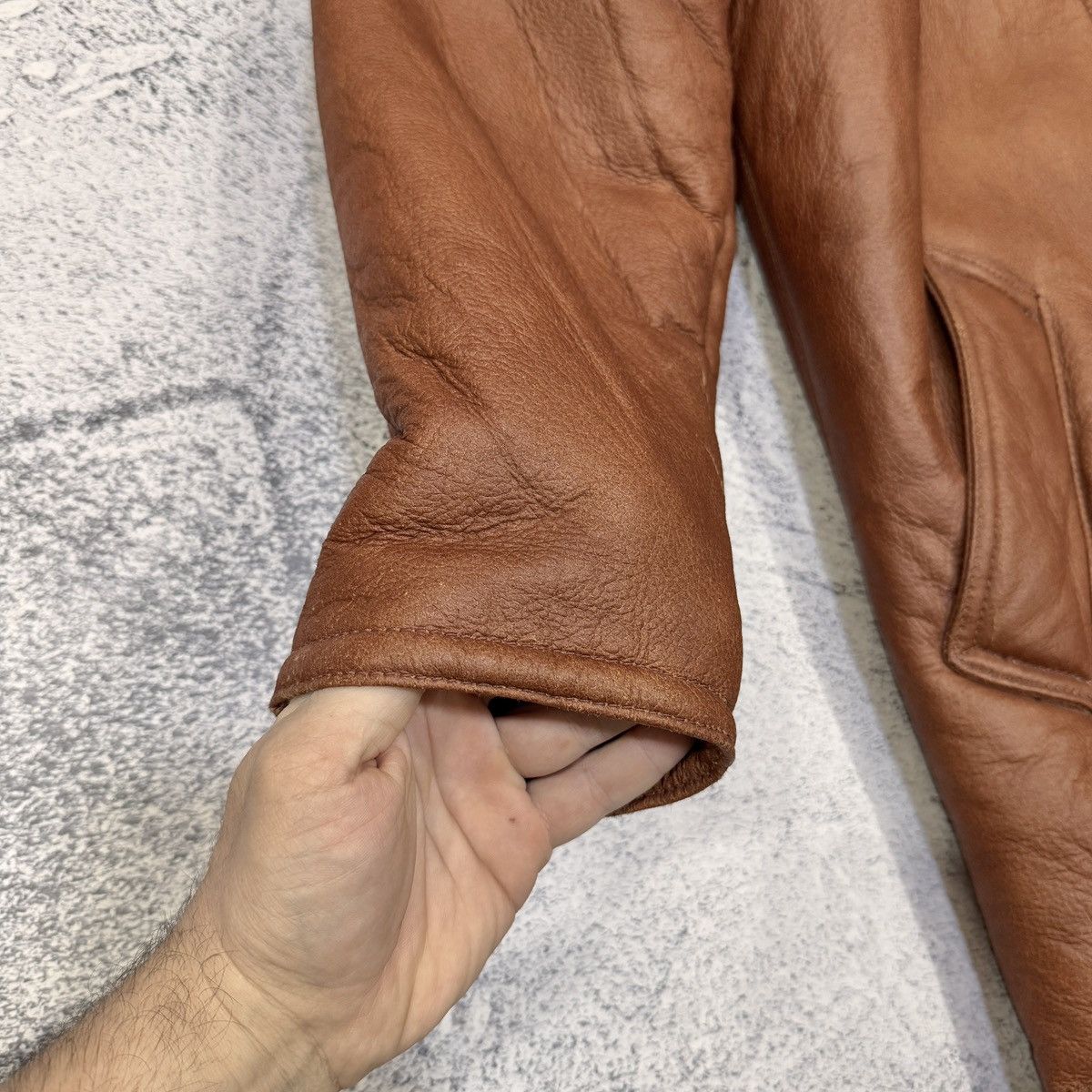 Francesco Smalto Vtg SMALTO Linea 77 Shearling Coat Italian Leather Sheepskin Size US S / EU 44-46 / 1 - 6 Thumbnail