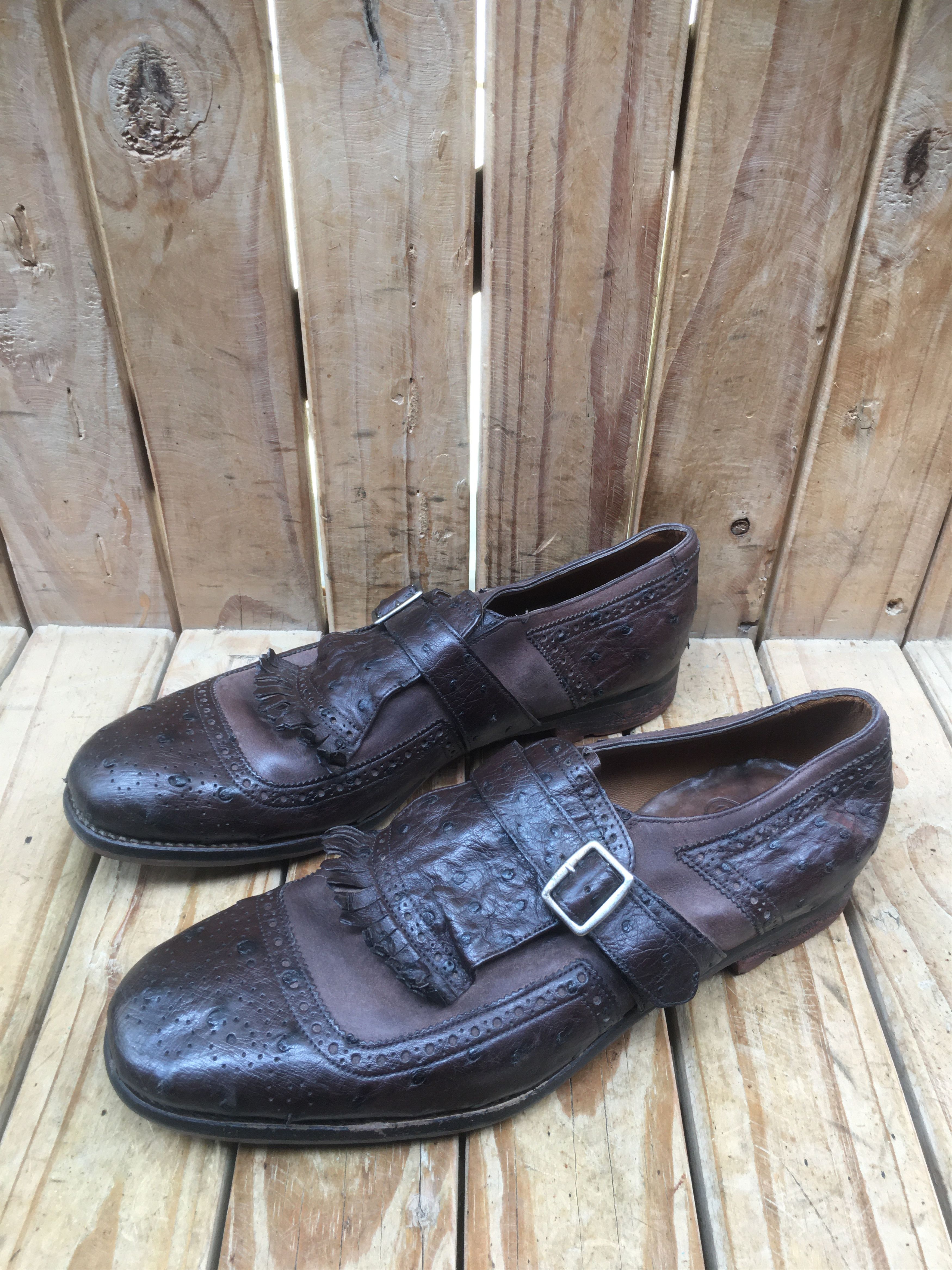 Church's church's 'Shanghai' Monk strap dress shoes UK 6AAA Size US 7 / EU 40 - 11 Thumbnail