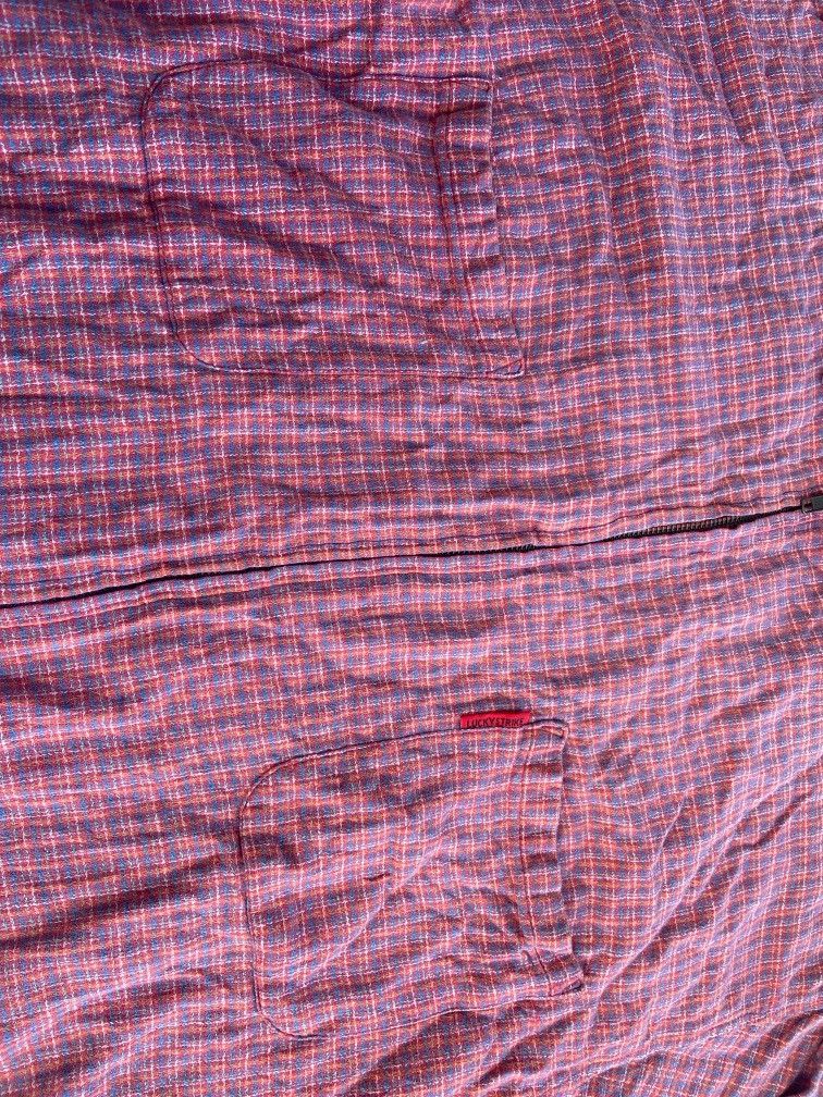 Vintage Lucky Strike FULLZIPPER LONGSLEVE Size US L / EU 52-54 / 3 - 4 Thumbnail