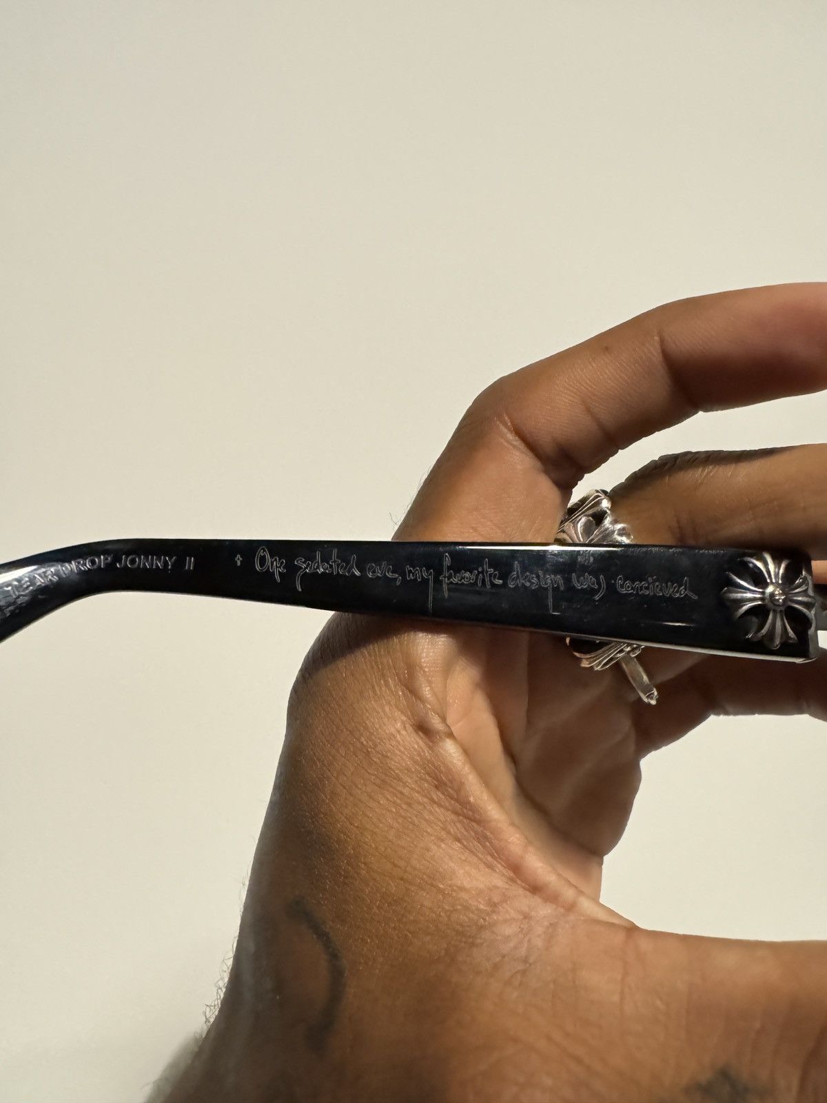 Chrome Hearts × Matty Boy Chrome Hearts TEAR DROP JOHNNY II Frames Size ONE SIZE - 6 Thumbnail
