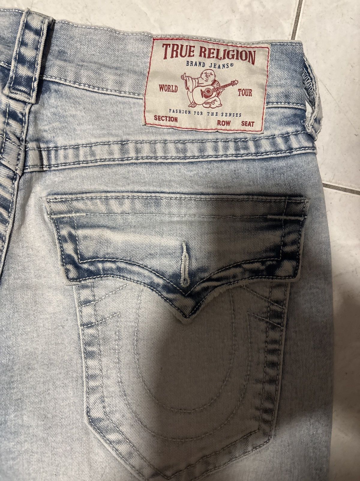 True Religion × Vintage True Religion puff print baggy jeans Size US 28 / EU 44 - 4 Thumbnail