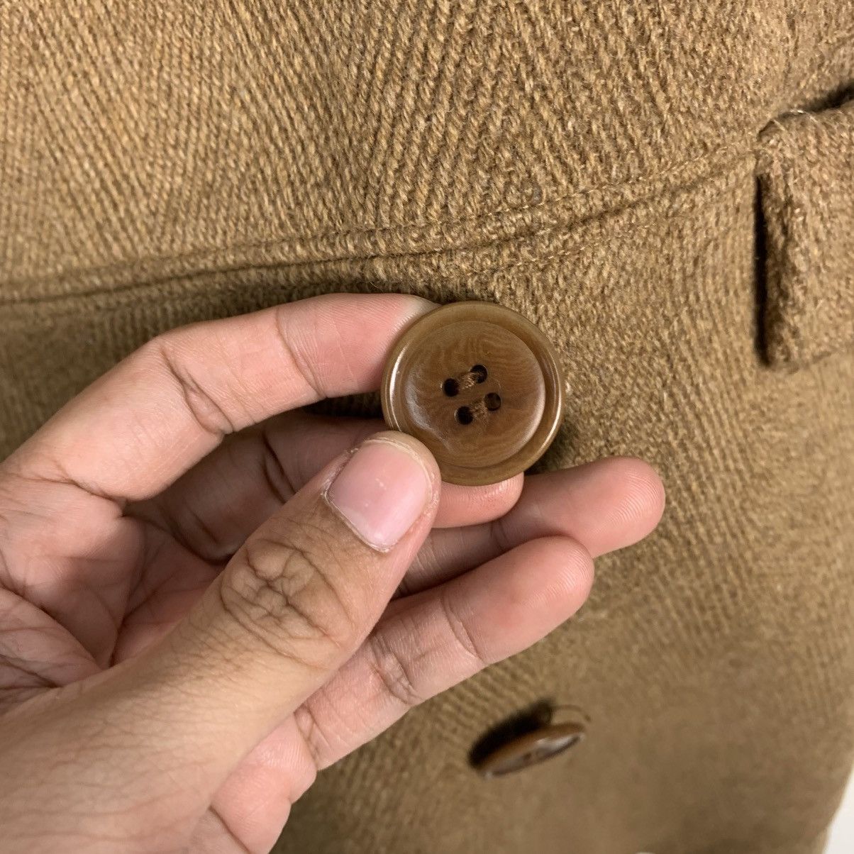 Other Banner Barrett Double Breasted Herringbone Coat Size XS / US 0-2 / IT 36-38 - 14 Thumbnail