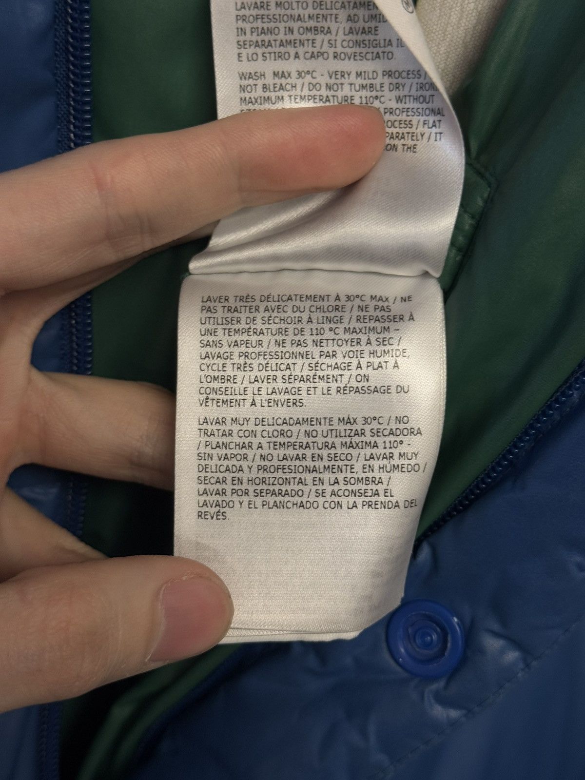 Moncler Moncler Suginami Giubbotti Men Size (2) Blue Green $1770 Size US M / EU 48-50 / 2 - 13 Thumbnail