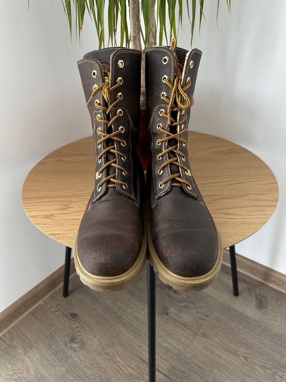 Japanese Brand × Vintage Vintage Weinbrenner Brown Leather Boots Size US 9.5 / EU 42-43 - 8 Thumbnail