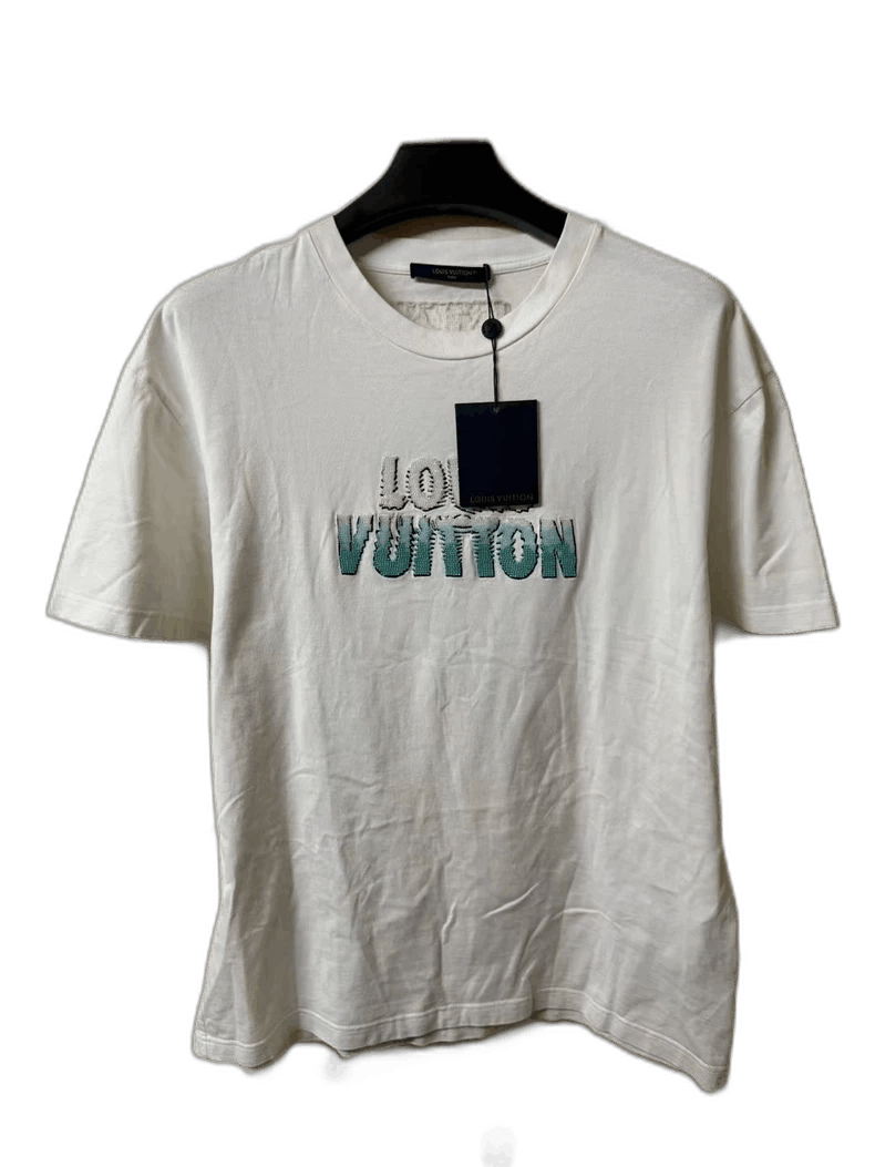 Louis Vuitton Louis Vuitton Beaded Short Sleeve T-Shirt Size US L / EU 52-54 / 3 - 1 Thumbnail