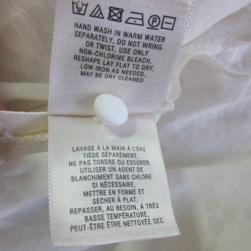 Anthropologie Floreat Anthropologie Size 2 Blouse Ivory Size XS / US 0-2 / IT 36-38 - 14 Thumbnail