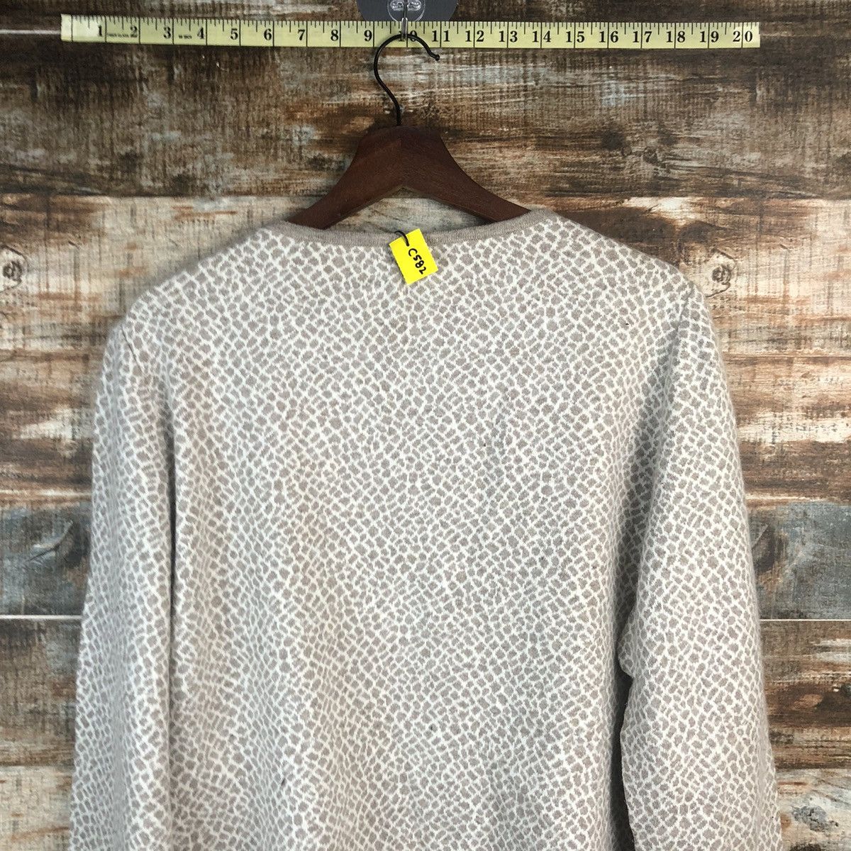 Vintage DL Mouth Valleyo Brown dotted Knitwear #C581 Size M / US 6-8 / IT 42-44 - 14 Thumbnail