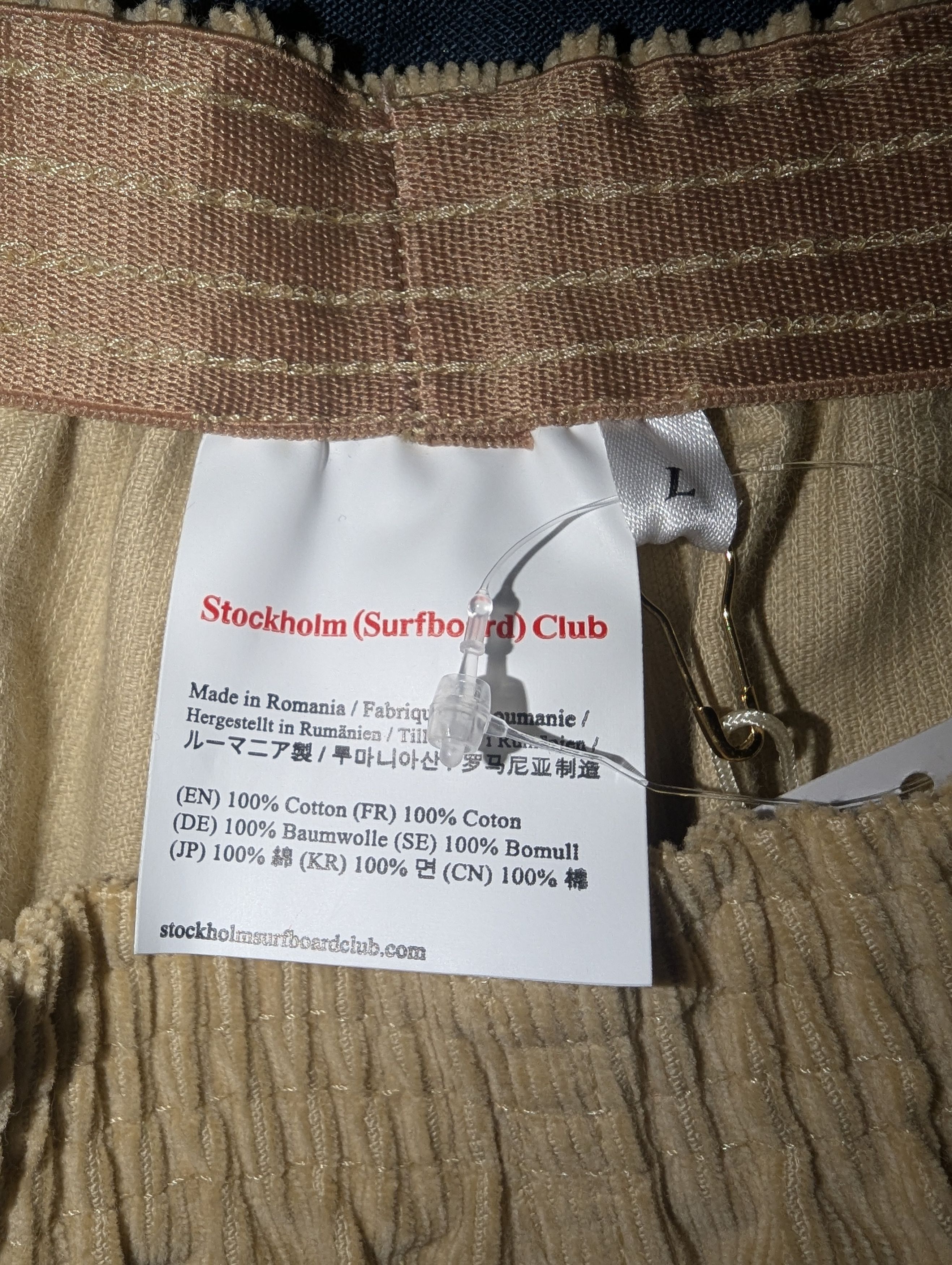 Stockholm Surfboard Club Stockholm Surfboard Club Cord Shorts Size US 34 / EU 50 - 5 Thumbnail