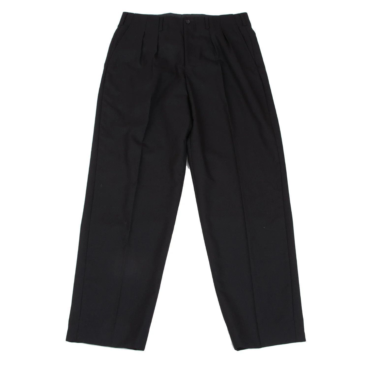 Yohji Yamamoto Yohji Yamamoto Costume Wool Two-Tuck Pants Black 3 Size US 34 / EU 50 - 1 Thumbnail