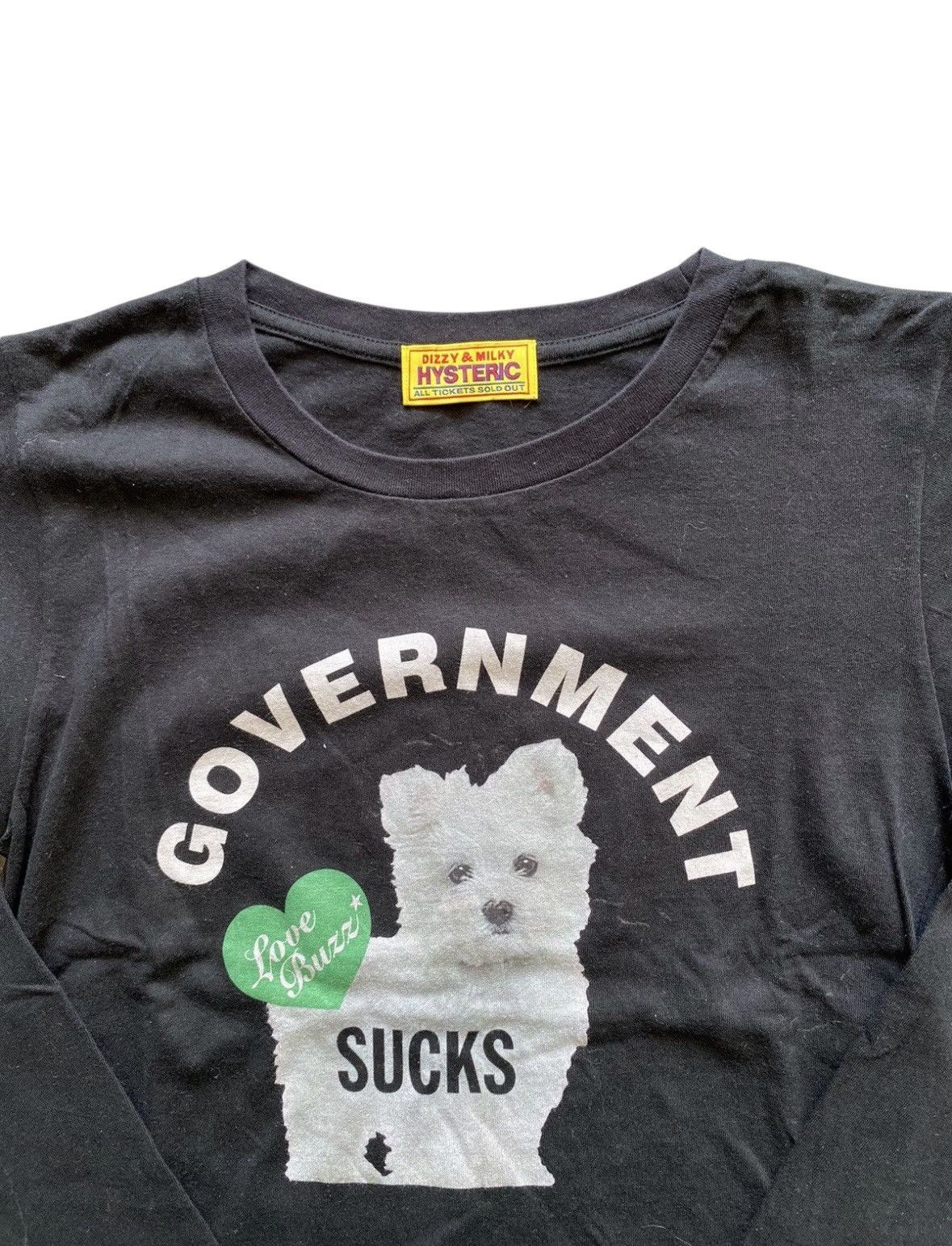 Hysteric Glamour 2000s HYSTERIC GLAMOUR GOVERNMENT SUCK LONG SLEEVE Size US M / EU 48-50 / 2 - 2 Thumbnail