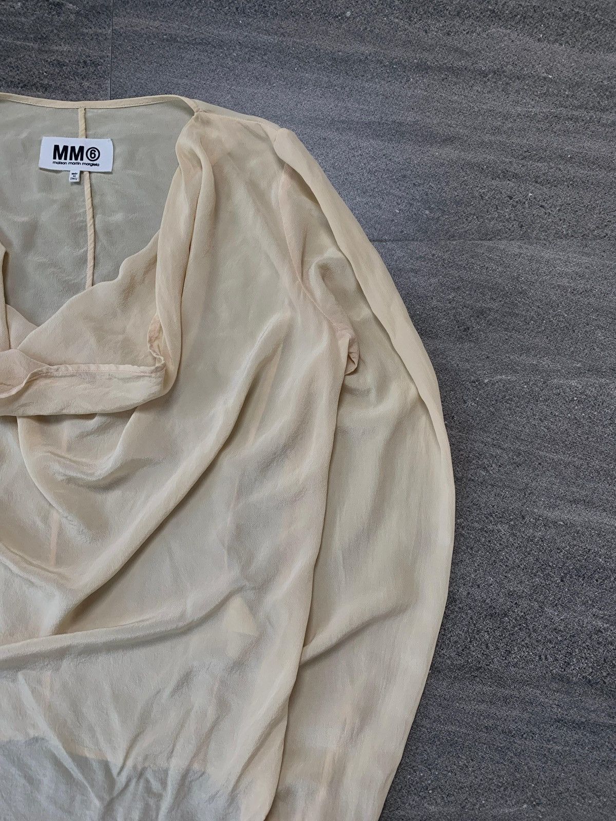 Maison Margiela MM6 See Through Blouse Size XS / US 0-2 / IT 36-38 - 2 Thumbnail