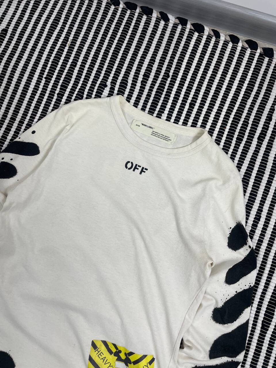 Off-White Vintage Off White Mirror Big Logo Long Sleeve Y2K Size US XS / EU 42 / 0 - 9 Thumbnail