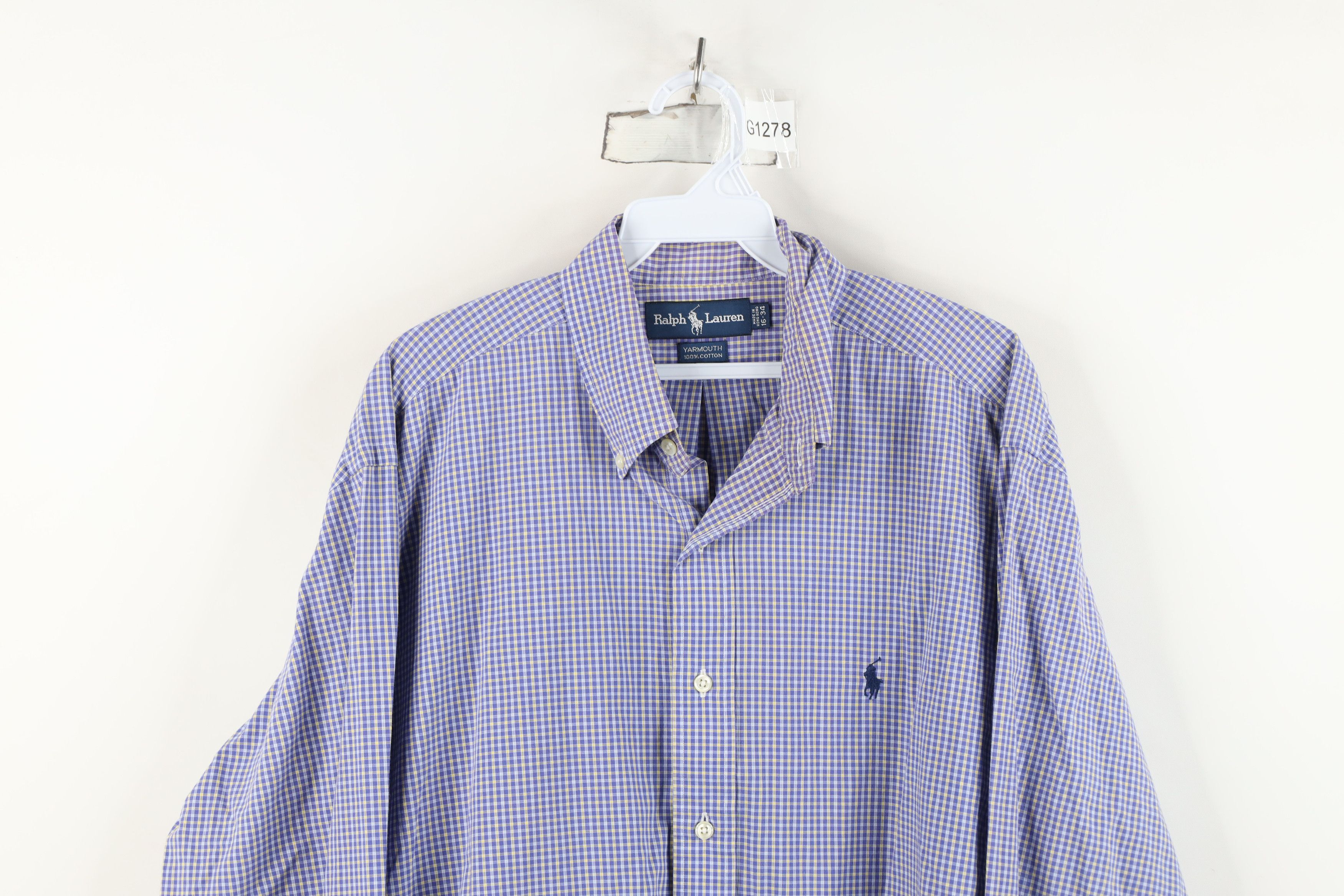 Ralph Lauren Vintage 90s Ralph Lauren Collared Button Down Shirt Plaid Size US M / EU 48-50 / 2 - 2 Thumbnail