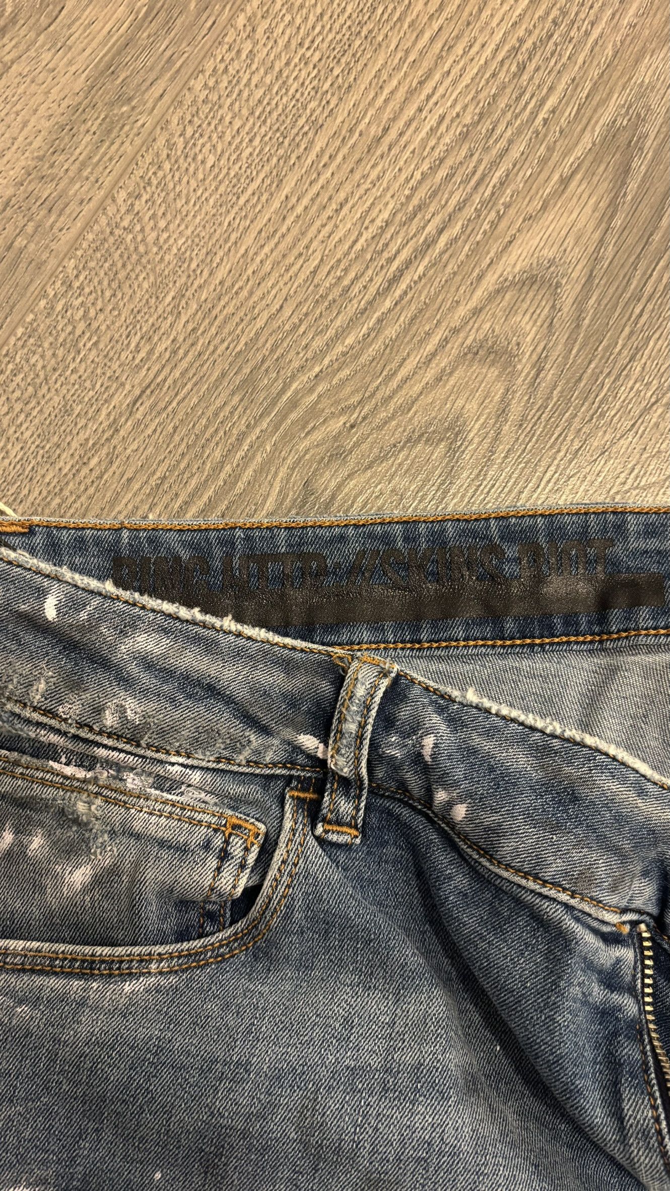 Ring Milano RING MILANO Paint Denim (Never Worn) Size US 32 / EU 48 - 4 Thumbnail