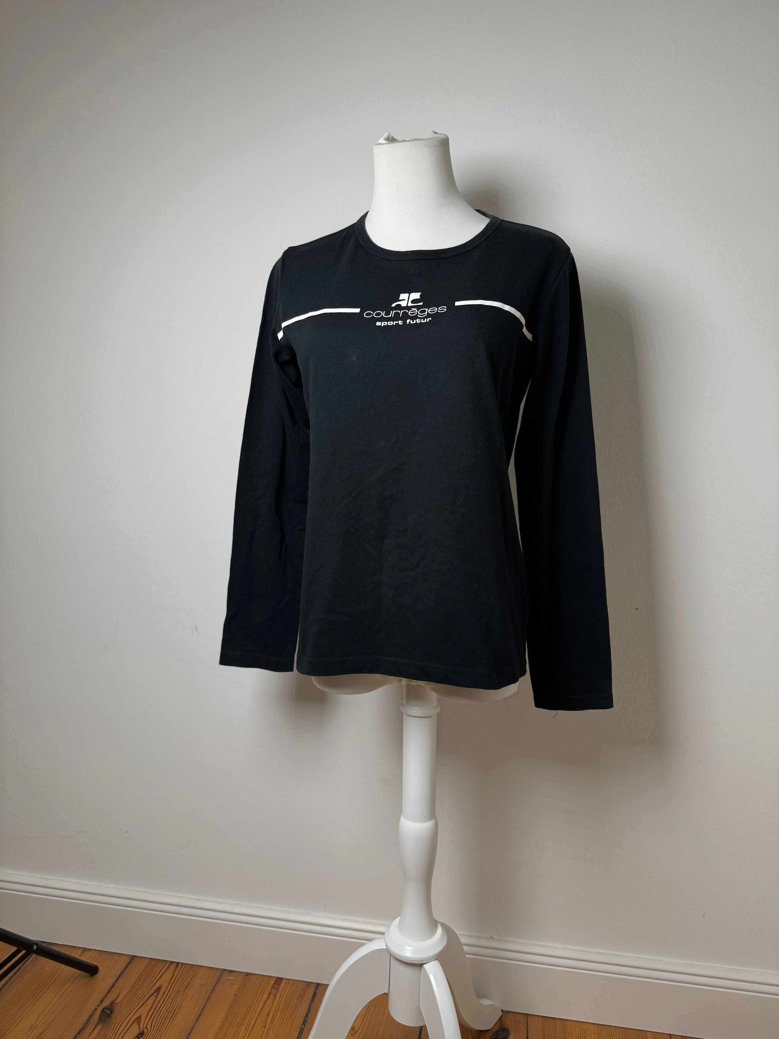 Courreges Vintage Paris Sweater Black 38/M Size S / US 4 / IT 40 - 1 Thumbnail