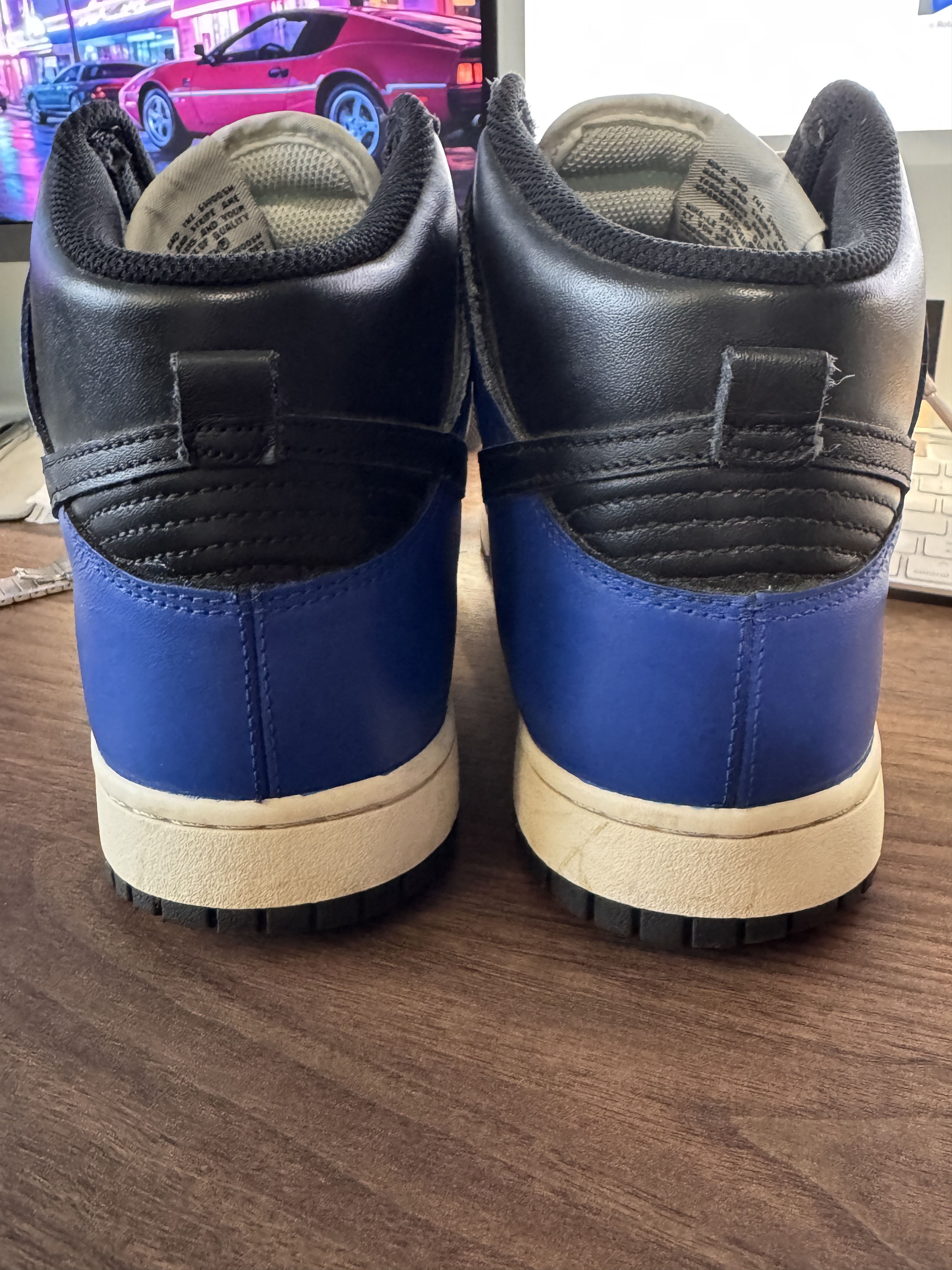 Nike Nike Dunk High Royal Navy EU 46 US 12 Custom Size US 13 / EU 46 - 4 Thumbnail