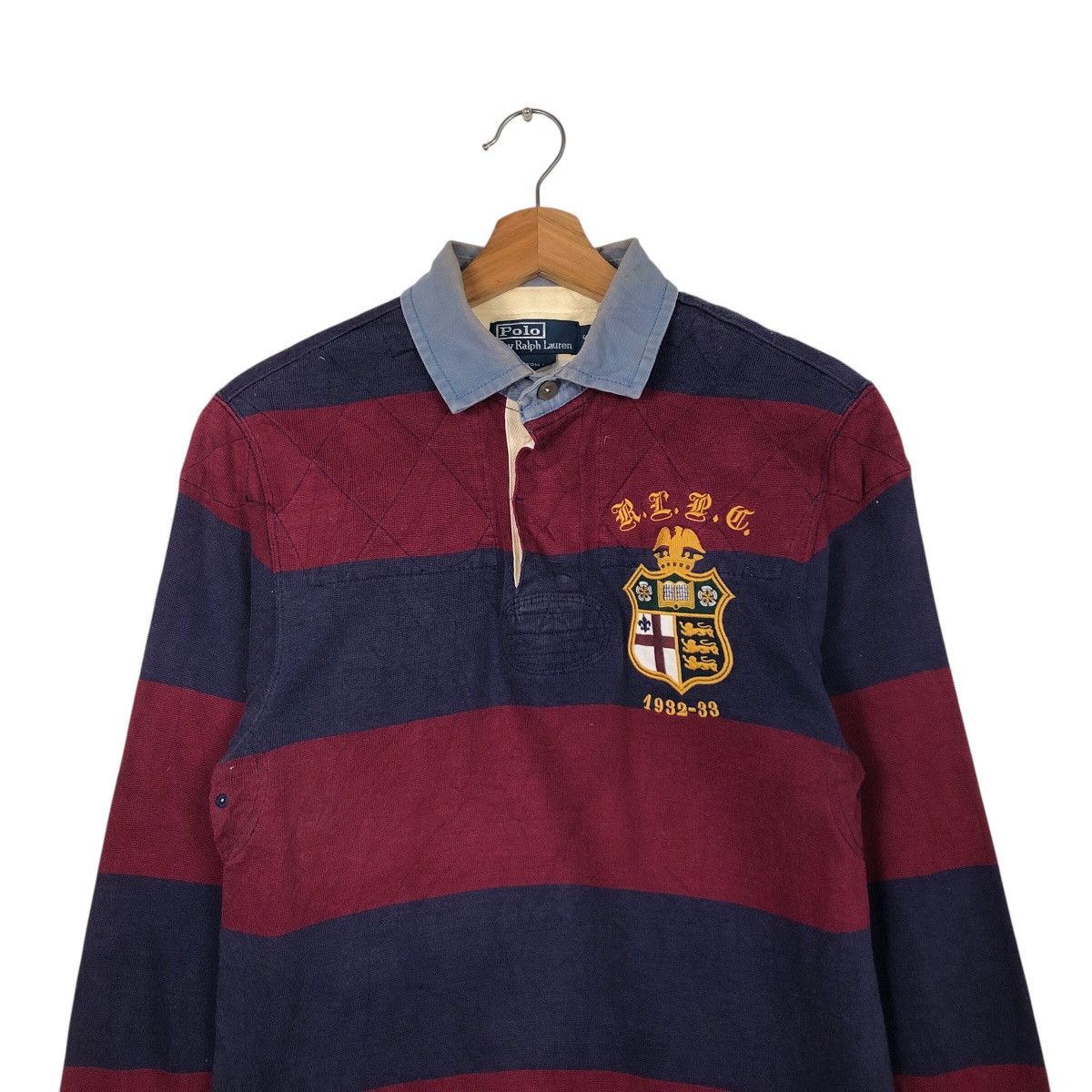 Polo Ralph Lauren 📌Vintage Collar Polo Rugby Polo Ralph Lauren Big Logo Size US S / EU 44-46 / 1 - 4 Thumbnail
