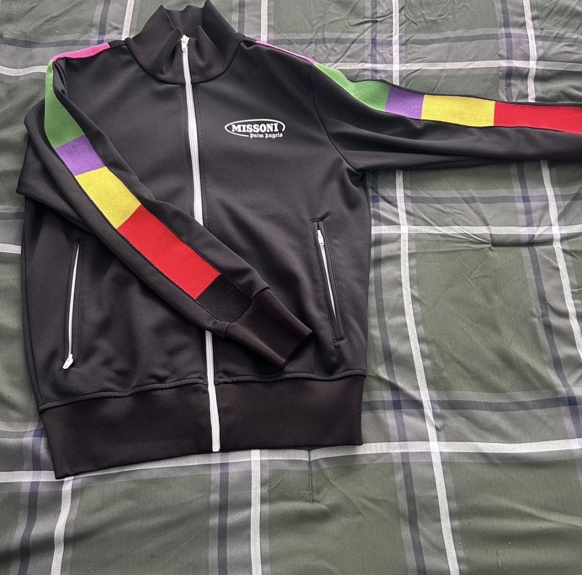 Palm Angels Palm Angles X Missoni Track Jacket Size US S / EU 44-46 / 1 - 1 Thumbnail