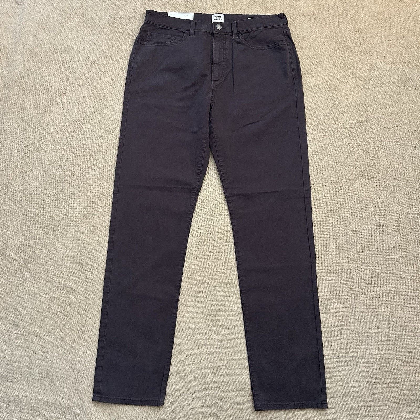 Flint And Tinder NEW Huckberry 365 Tapered Fit Stretch Chino Pants 32x32 Size US 32 / EU 48 - 1 Thumbnail
