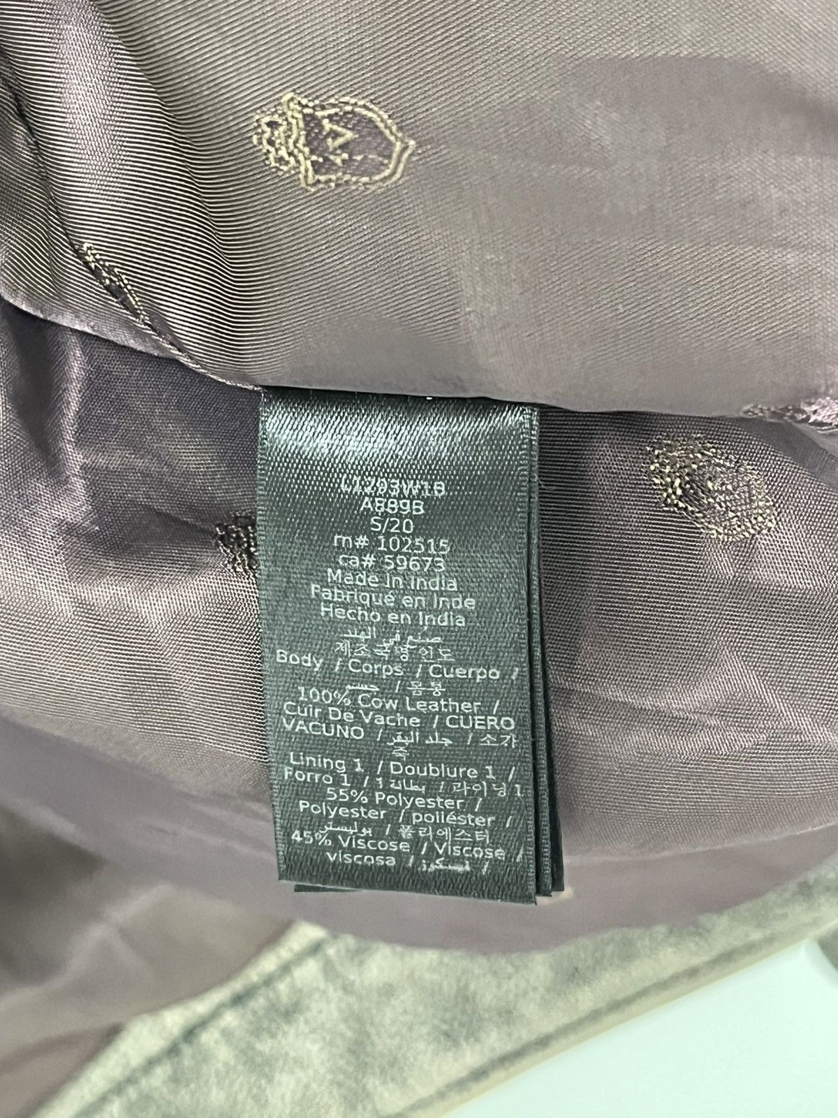 John Varvatos Dustin Distressed Leather Racer Jacket. XL Size US XL / EU 56 / 4 - 8 Thumbnail