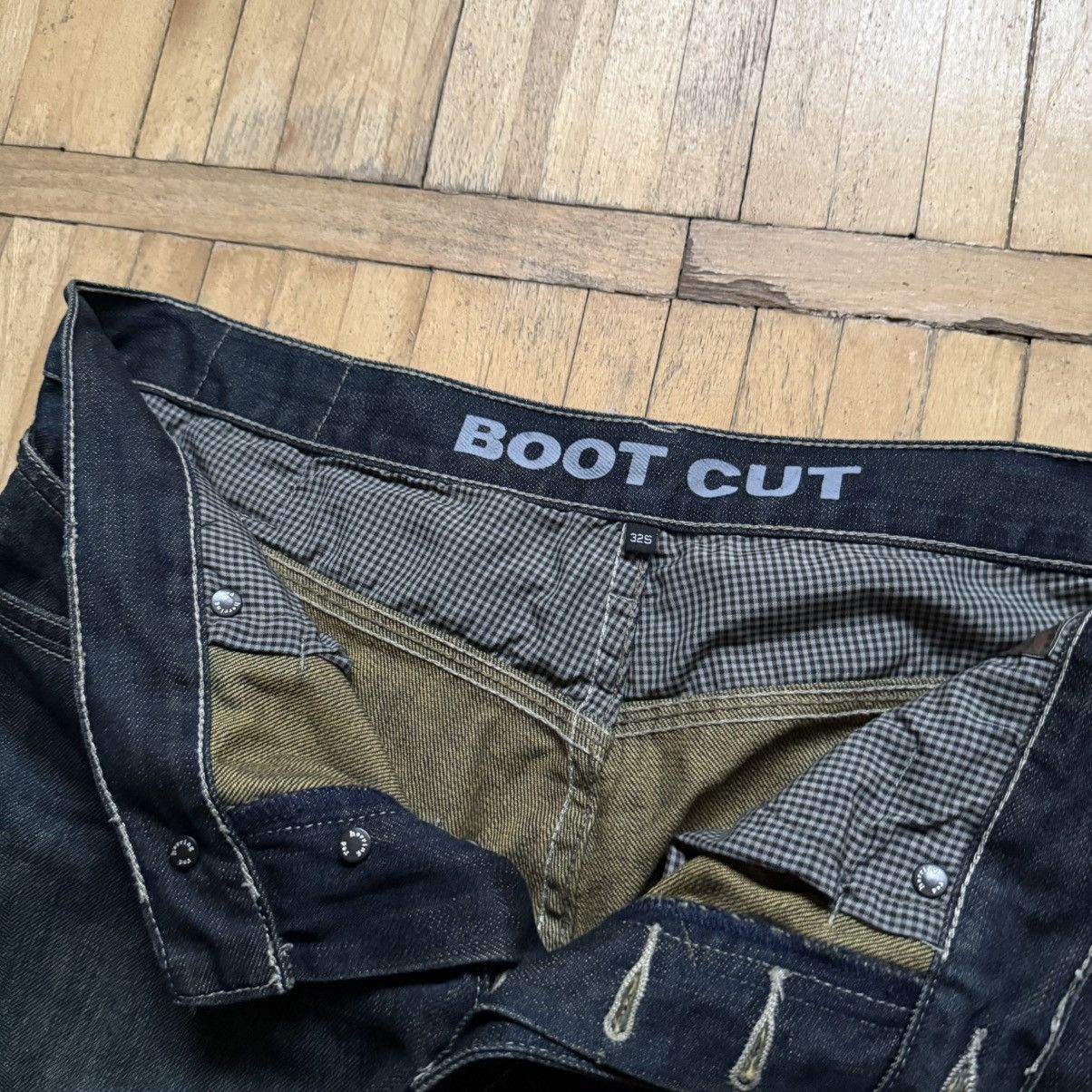 If Six Was Nine 📌 Vintage Red Herring Y2K Distressed Bootcut Washed LGB Jean Size US 32 / EU 48 - 10 Thumbnail
