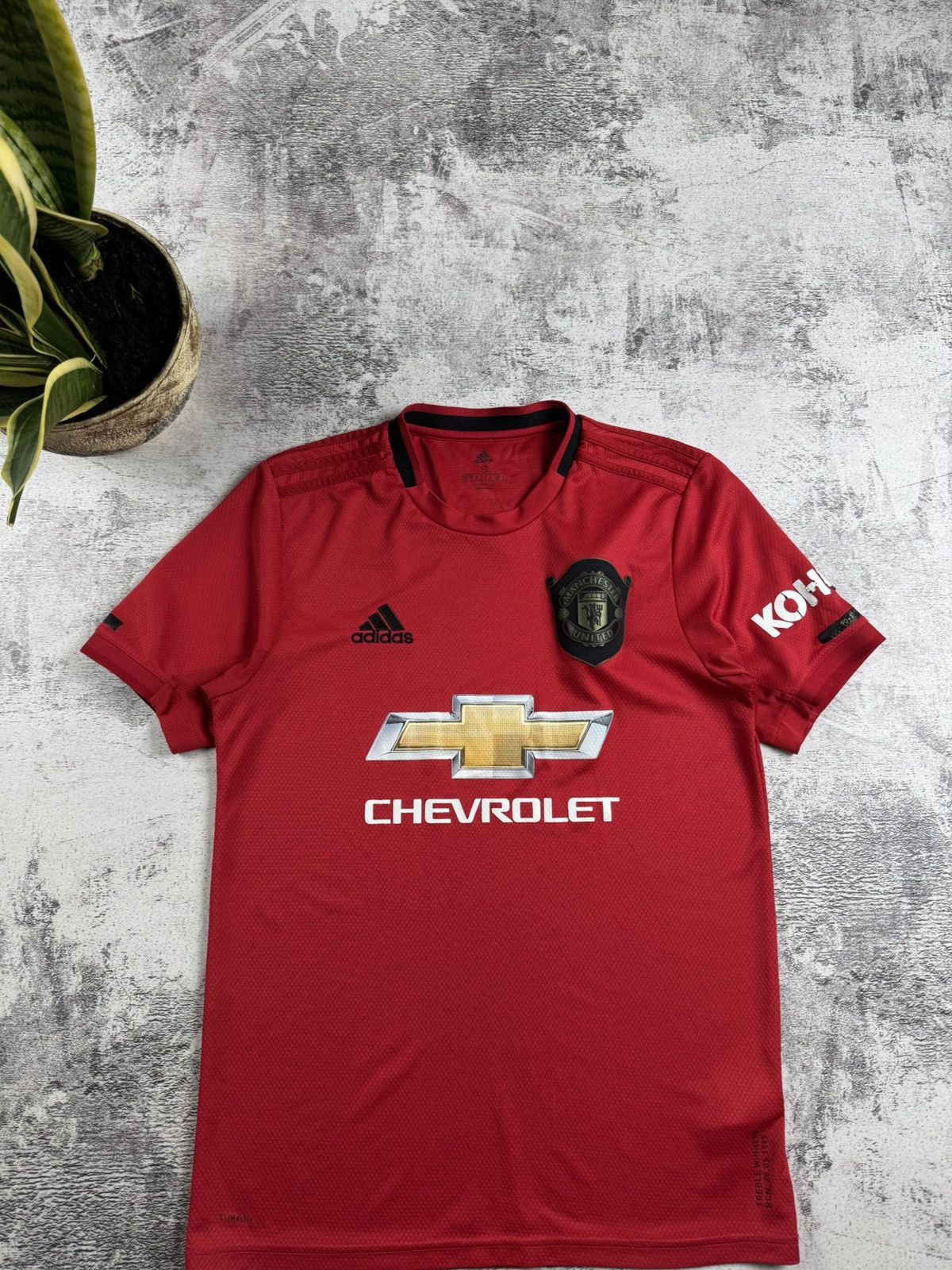 Adidas Vintage Manchester United 2019/2020 Red Soccer Football T Shirt Jersey Kit Size US S / EU 44-46 / 1 - 4 Thumbnail