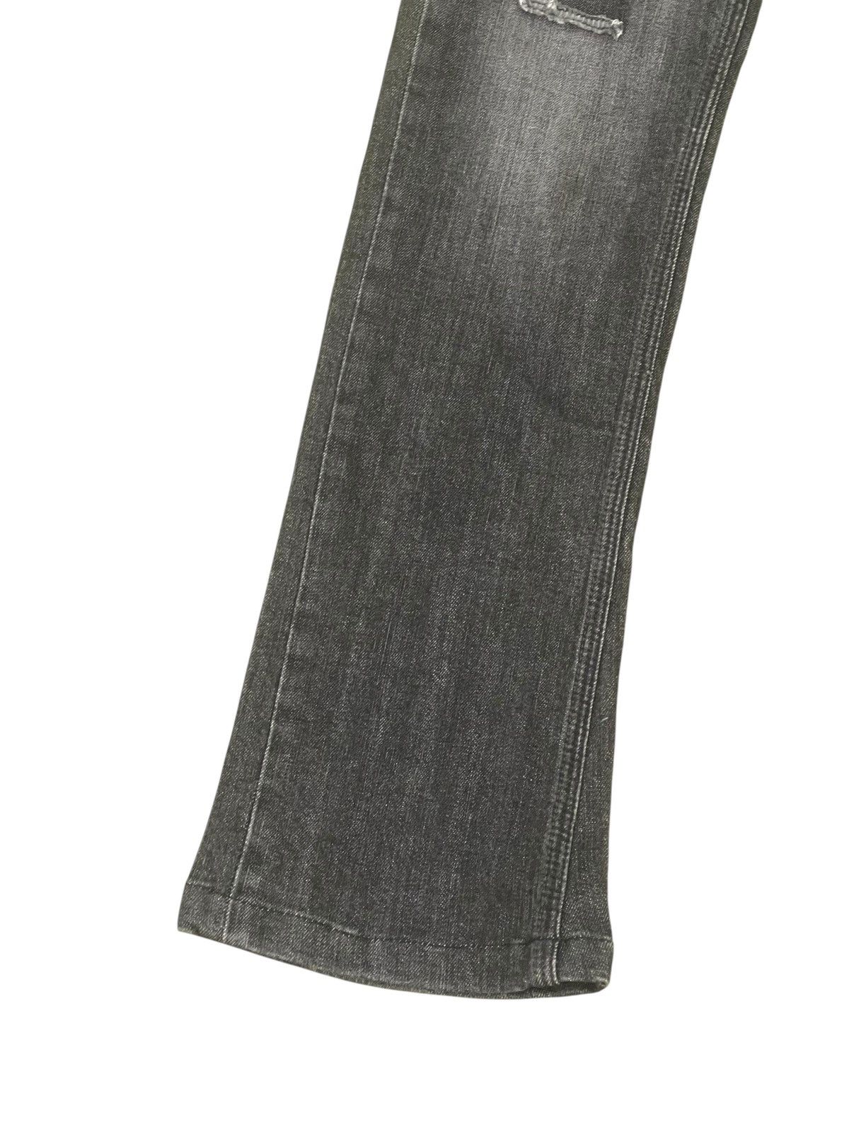 Japanese Brand Skinny Jeans Nicole Club Japan Patchwork Faded 2🟦5 Size US 30 / EU 46 - 4 Thumbnail