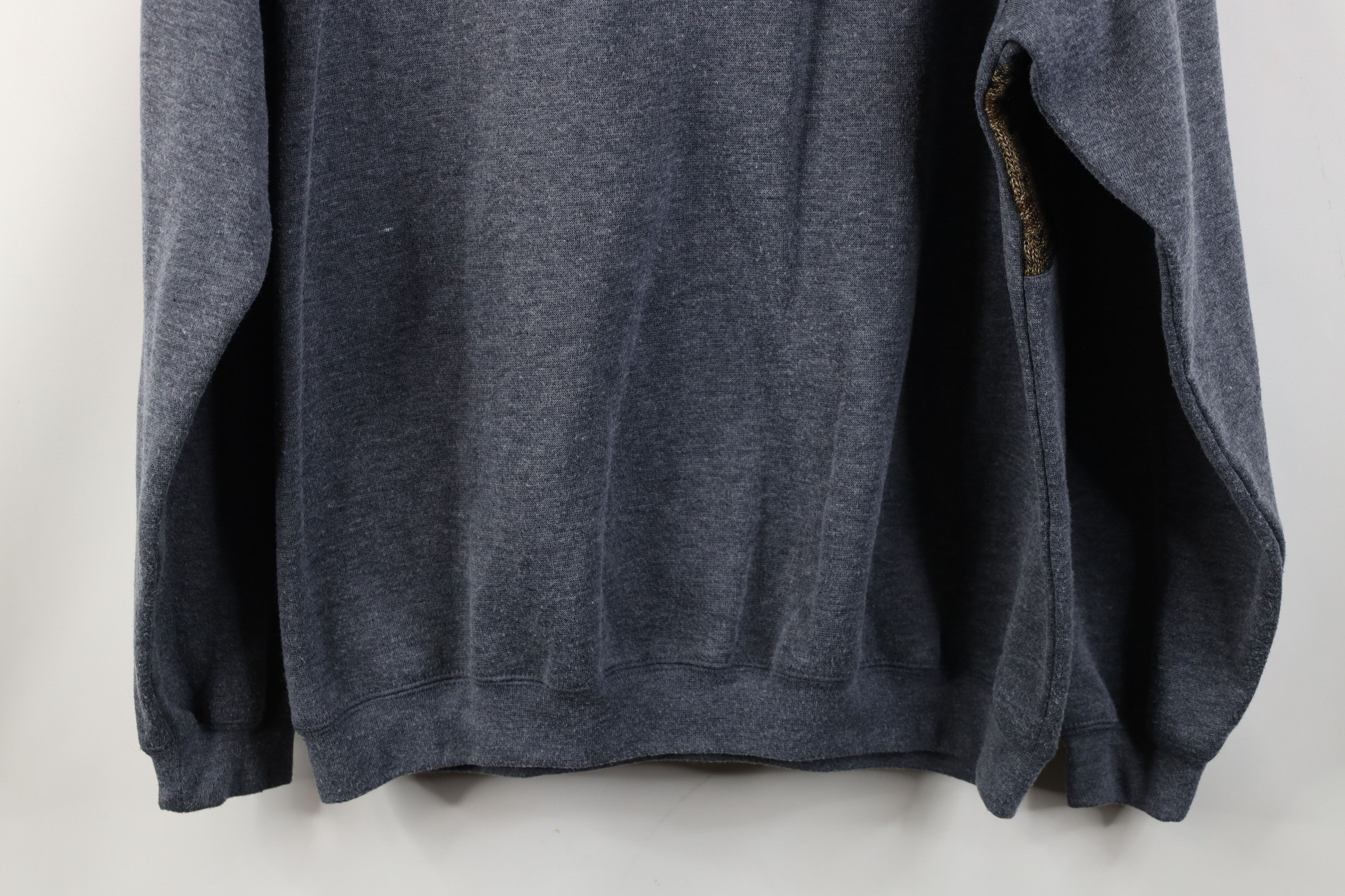 Vintage Vintage 90s Streetwear Knit Collared Pullover Sweatshirt Size US L / EU 52-54 / 3 - 15 Thumbnail