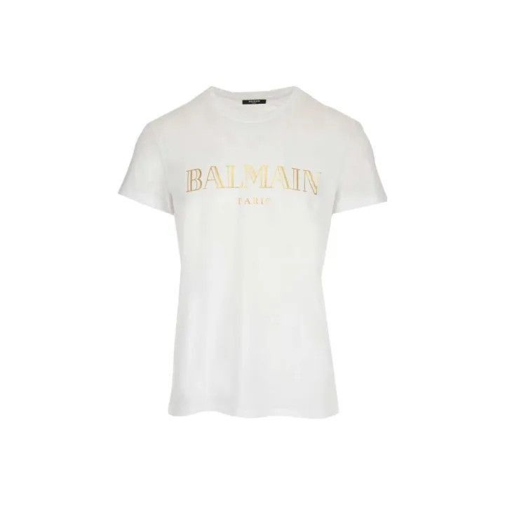 Balmain Balmain Logo Short Sleeve T-Shirt for Men -2507 Size US L / EU 52-54 / 3 - 1 Thumbnail