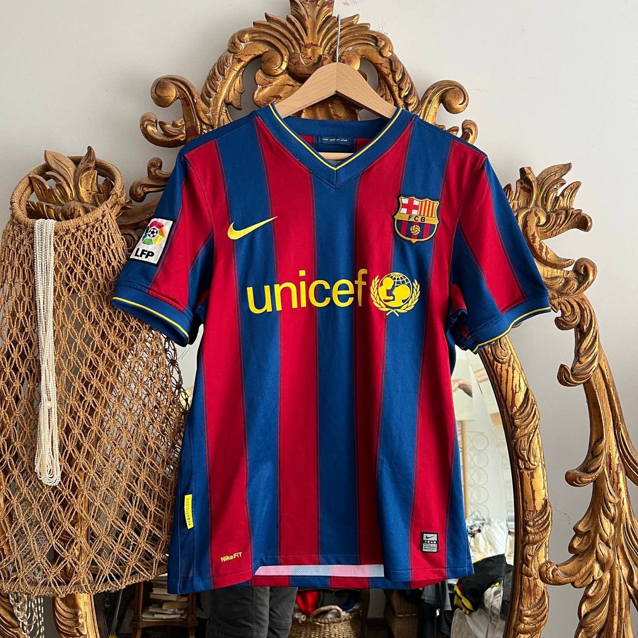 Vintage Nike FC Barcelona 2009/2010 Soccer Jersey Sz S