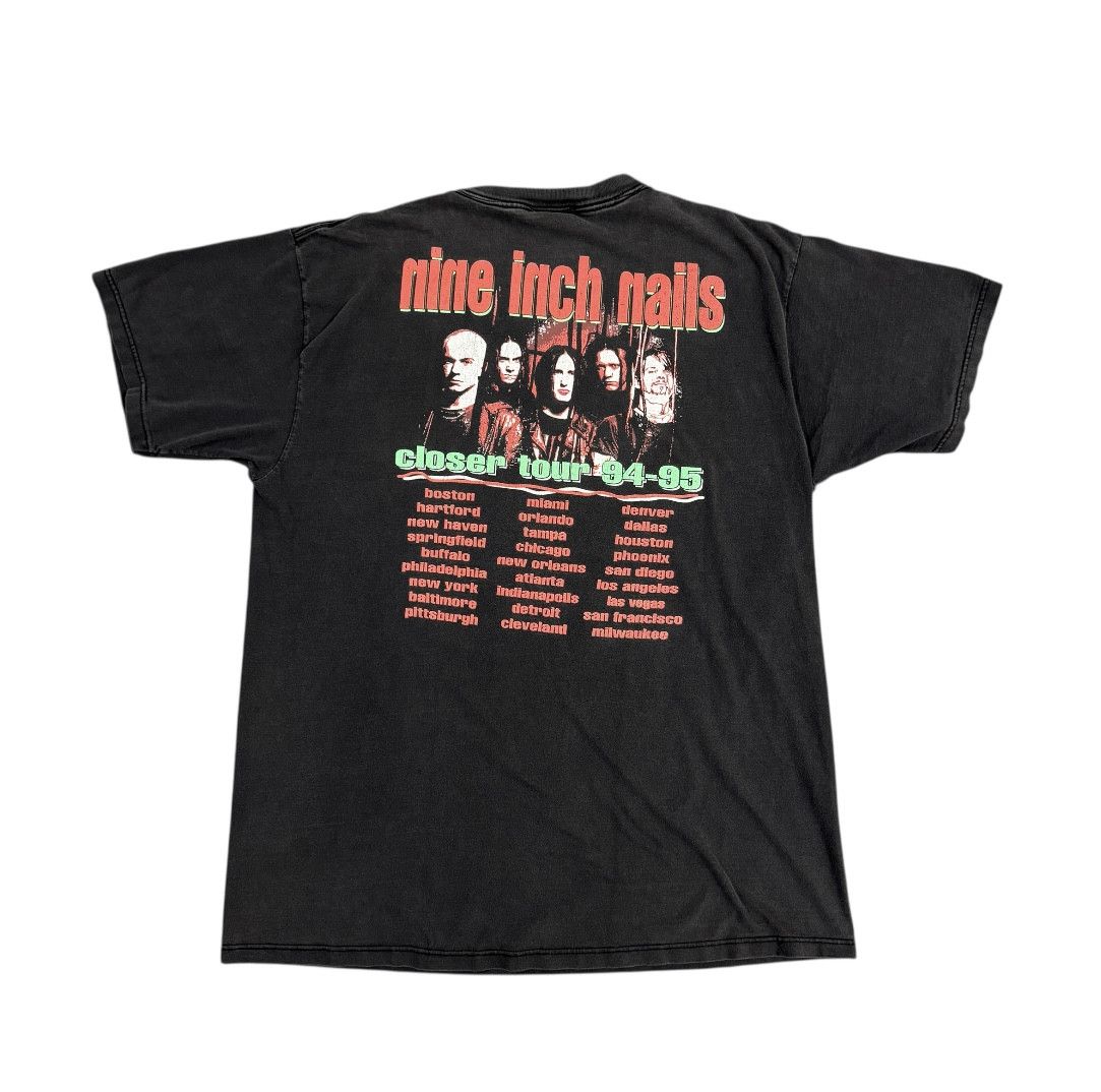 Band Tees Vintage 90s Nine Inch Nails Closer Tour Shirt Size US XL / EU 56 / 4 - 4 Thumbnail