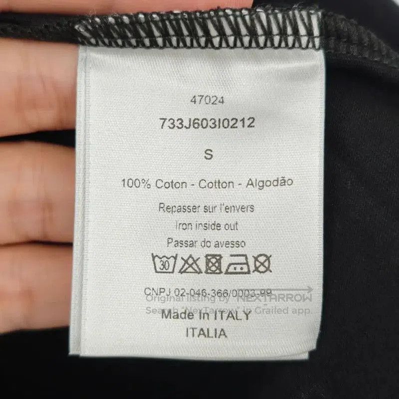 Dior Dior Black Cotton Short Sleeve T-Shirt . Size US S / EU 44-46 / 1 - 5 Thumbnail
