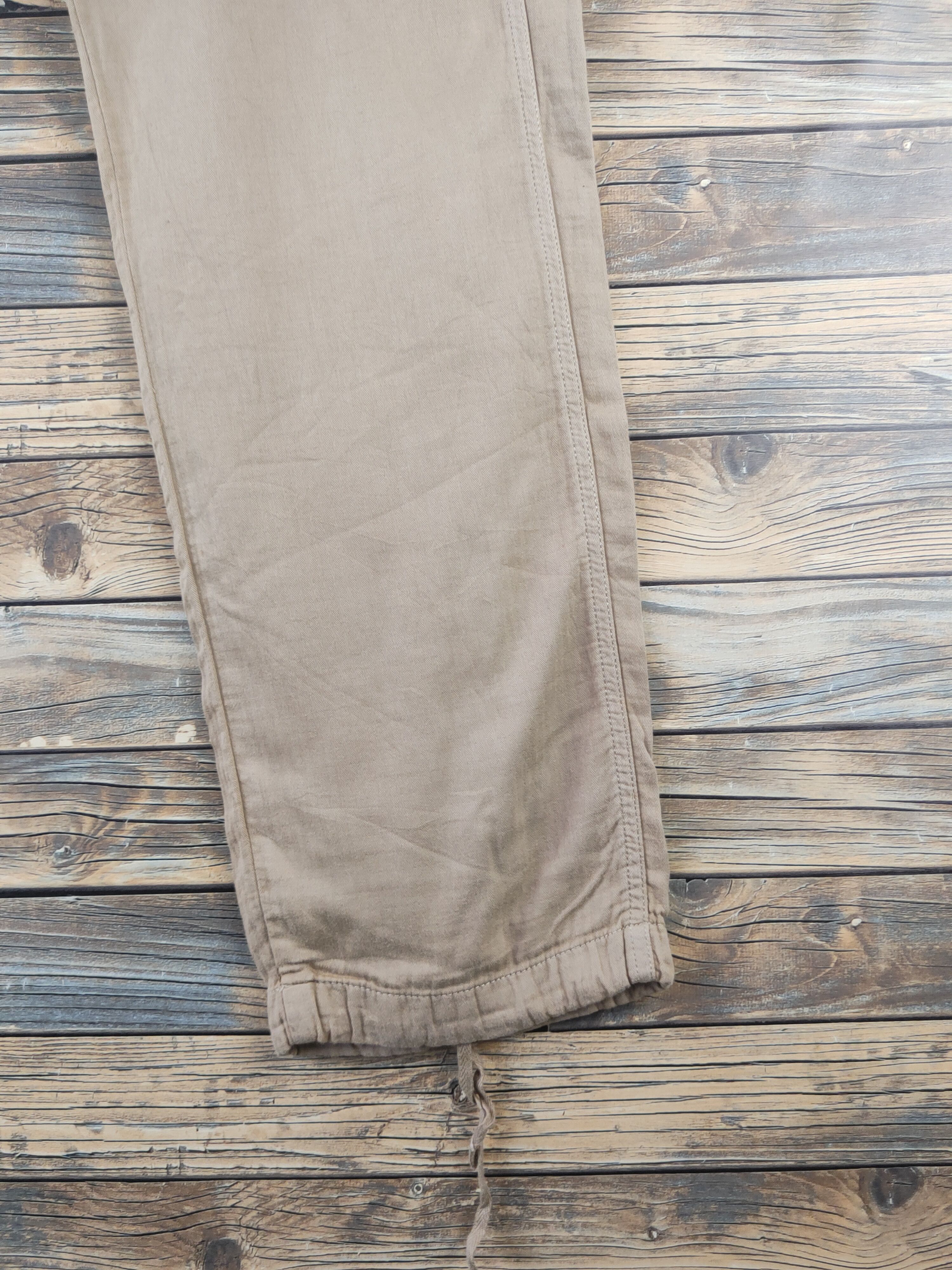 Japanese Brand DL Lee Beige Multipocket Tactical Cargo Pants #1934 Size US 34 / EU 50 - 6 Thumbnail