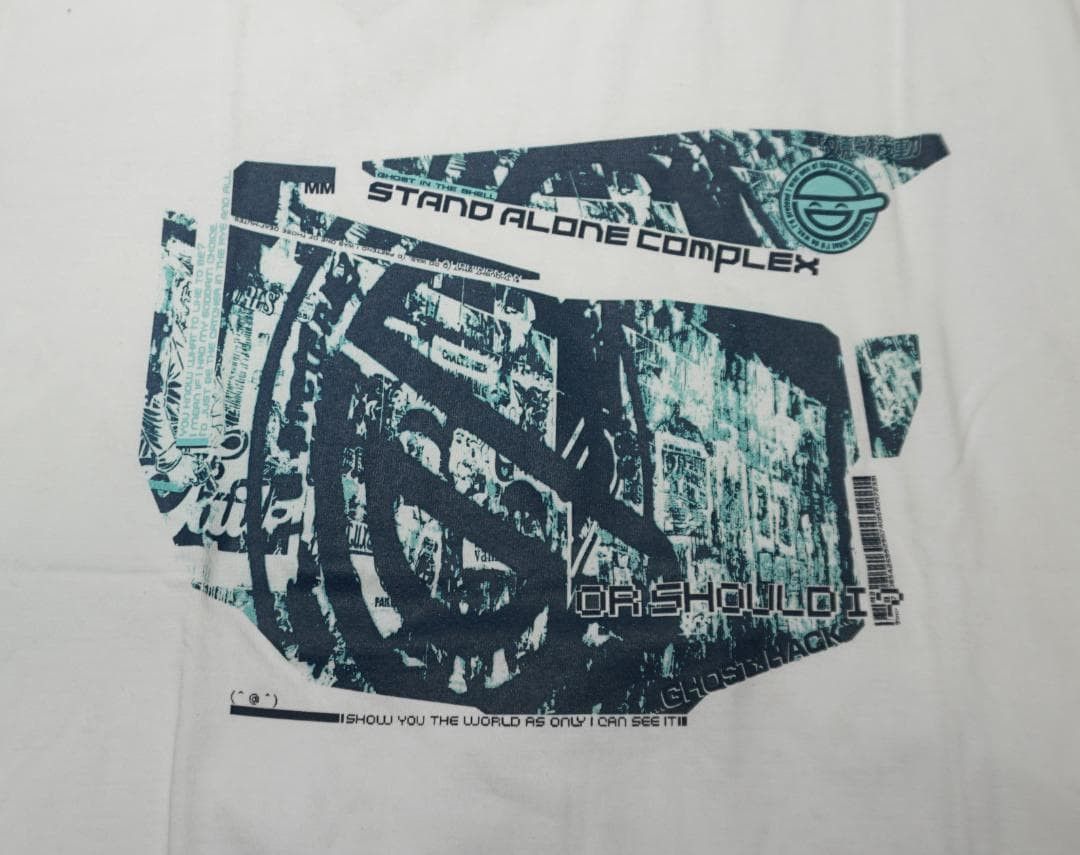 Vintage 00's Ghost in The Shell Tシャツ Size US L / EU 52-54 / 3 - 6 Thumbnail