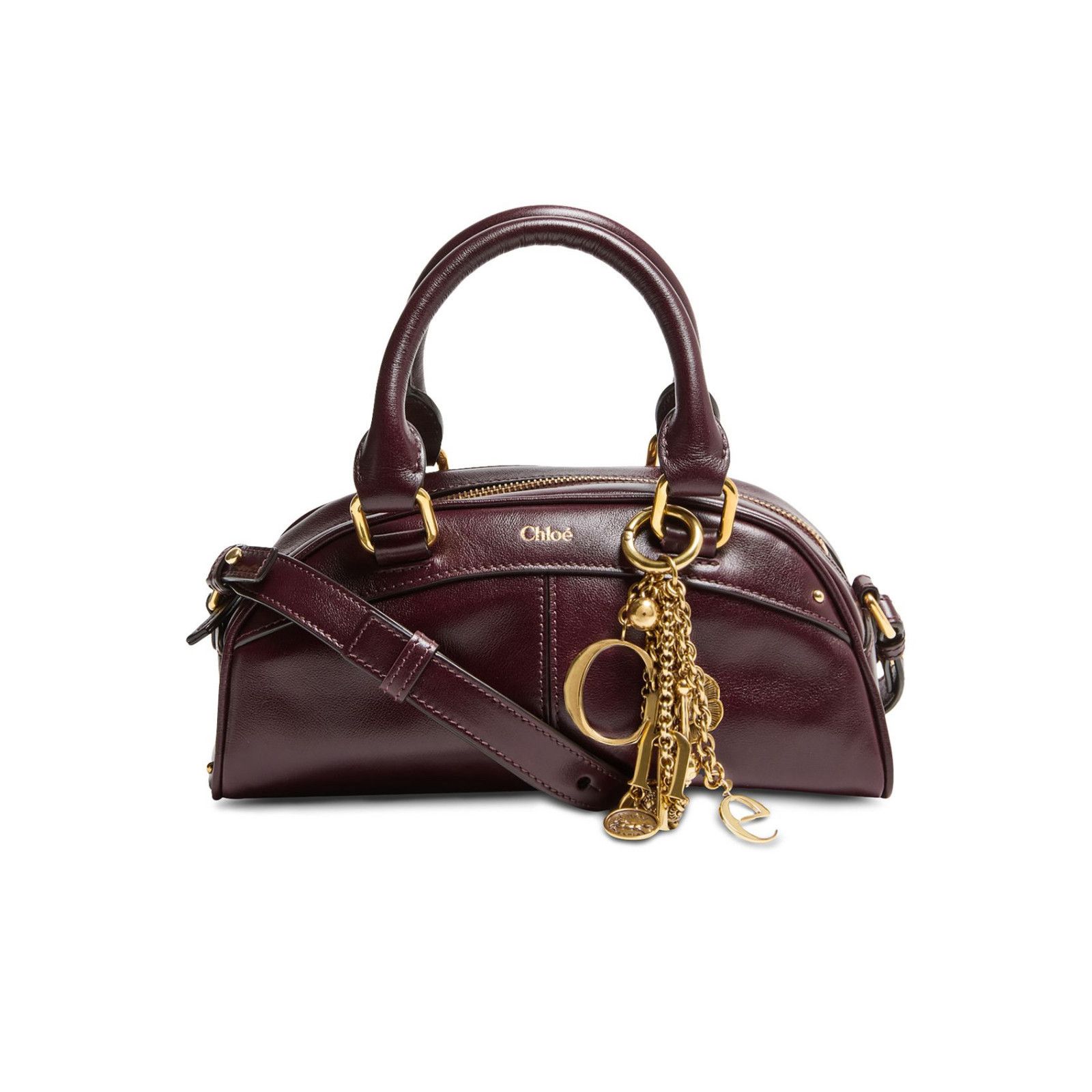 Chloe Chloe Bowling Perfect Plum Top Handle Bag New & Authentic Size ONE SIZE - 1 Thumbnail