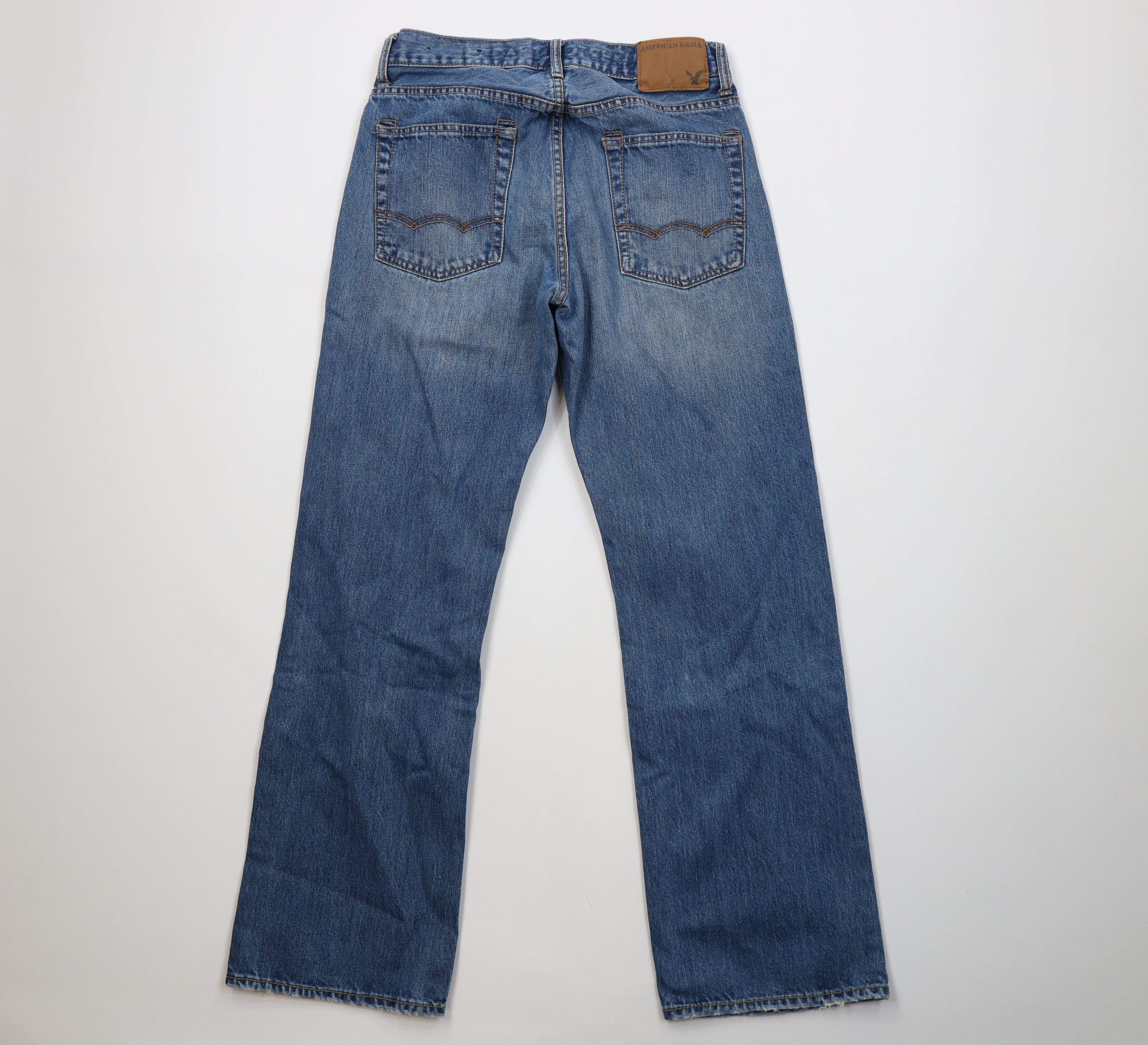 American Eagle Outfitters Vintage Y2K American Eagle Outfitters Wide Leg Bootcut Jeans Size US 29 - 10 Thumbnail