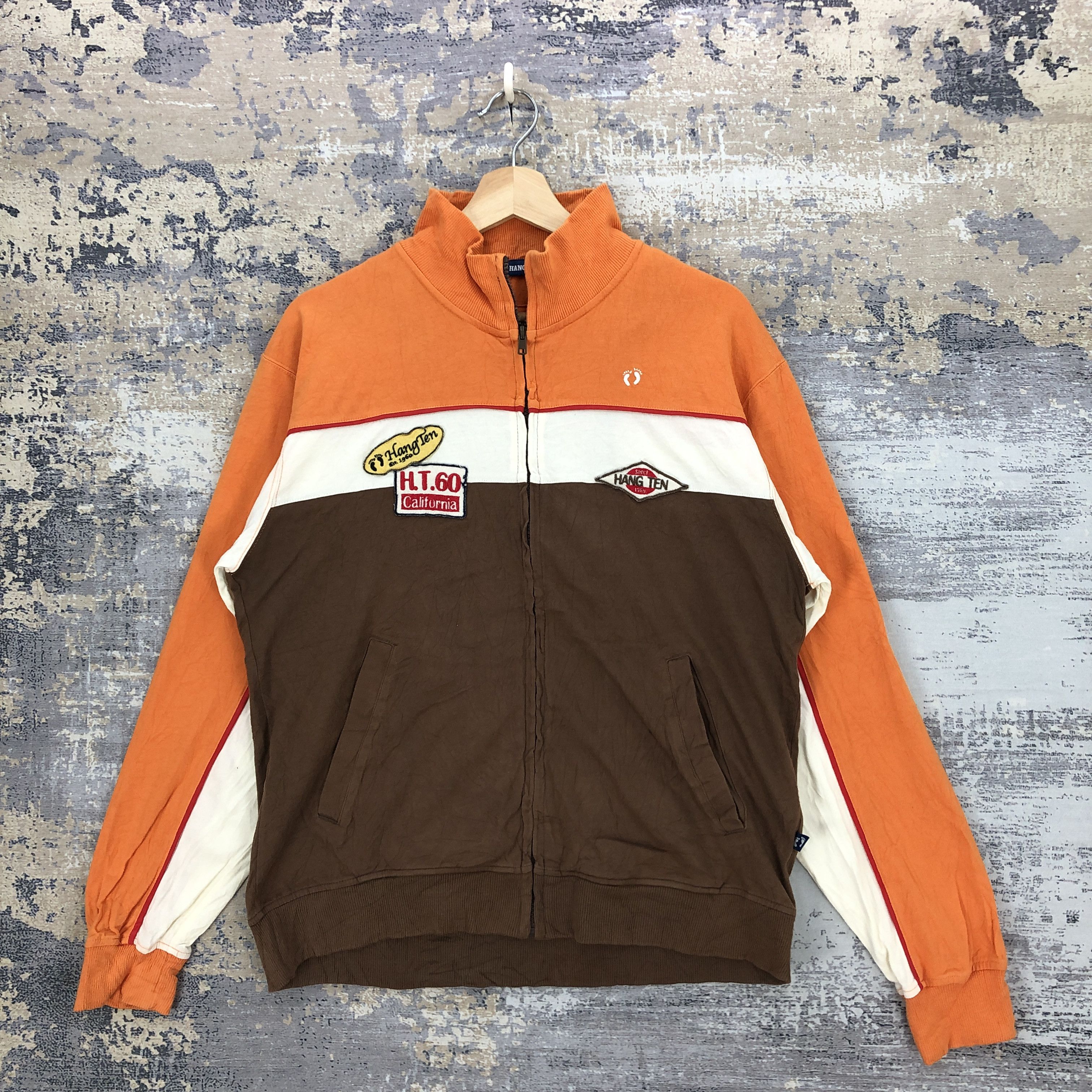 Hang Ten Vintage Hang Ten Sweatshirt Zipper Surf Sweater Jumper Size US M / EU 48-50 / 2 - 1 Thumbnail