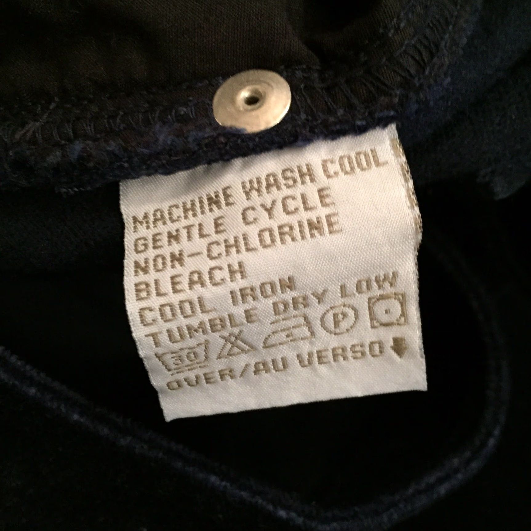Liz Claiborne Liz Claiborne Skirt Knee Length Women 10 Blue Velour Pockets A-Line Unlined Cotton Velour Casual Navy Blue Size 32" / US 10 / IT 46 - 8 Thumbnail