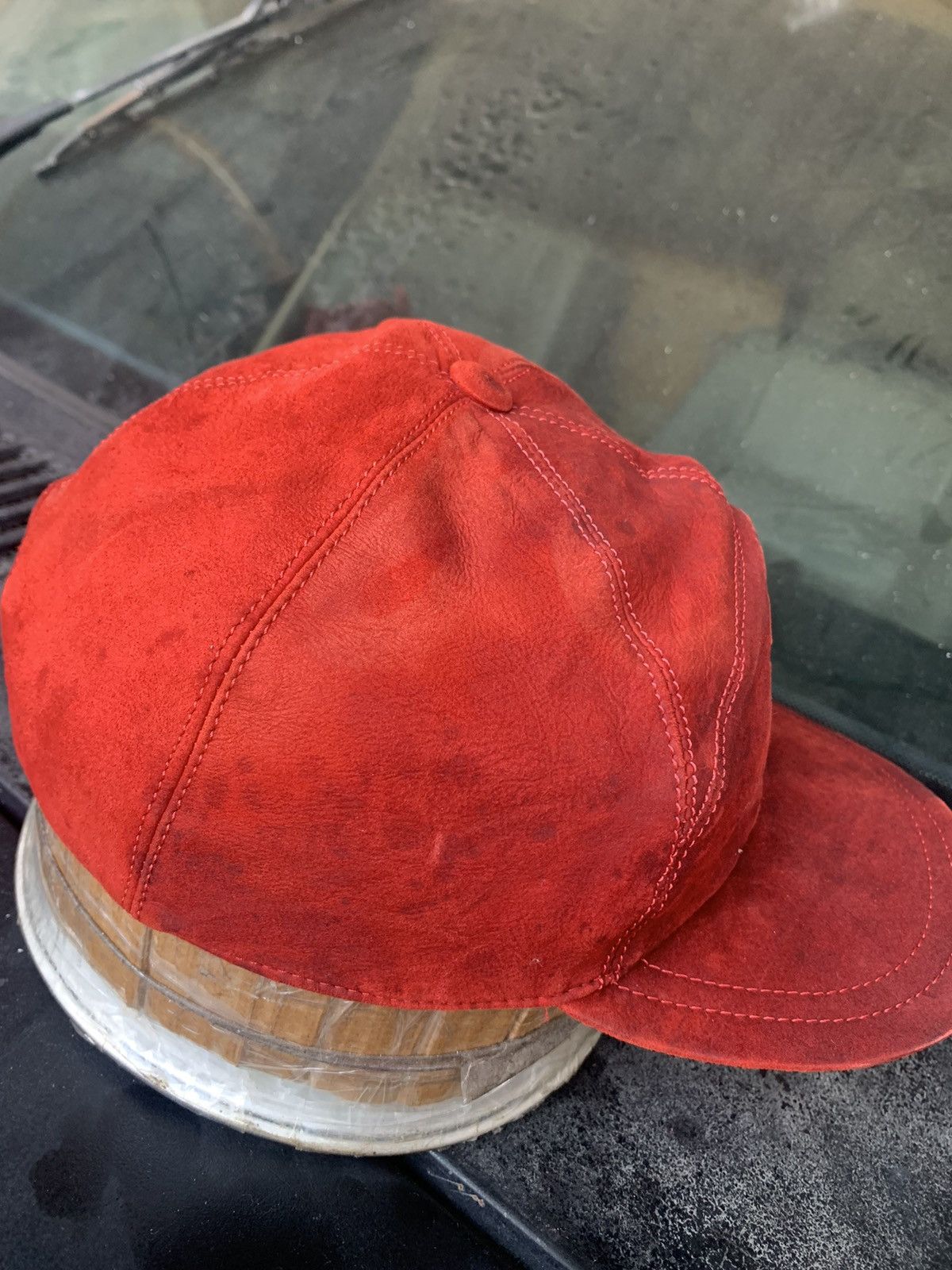 Iceberg × Leather × Vintage Vintage iceberg leather hat Size ONE SIZE - 8 Thumbnail